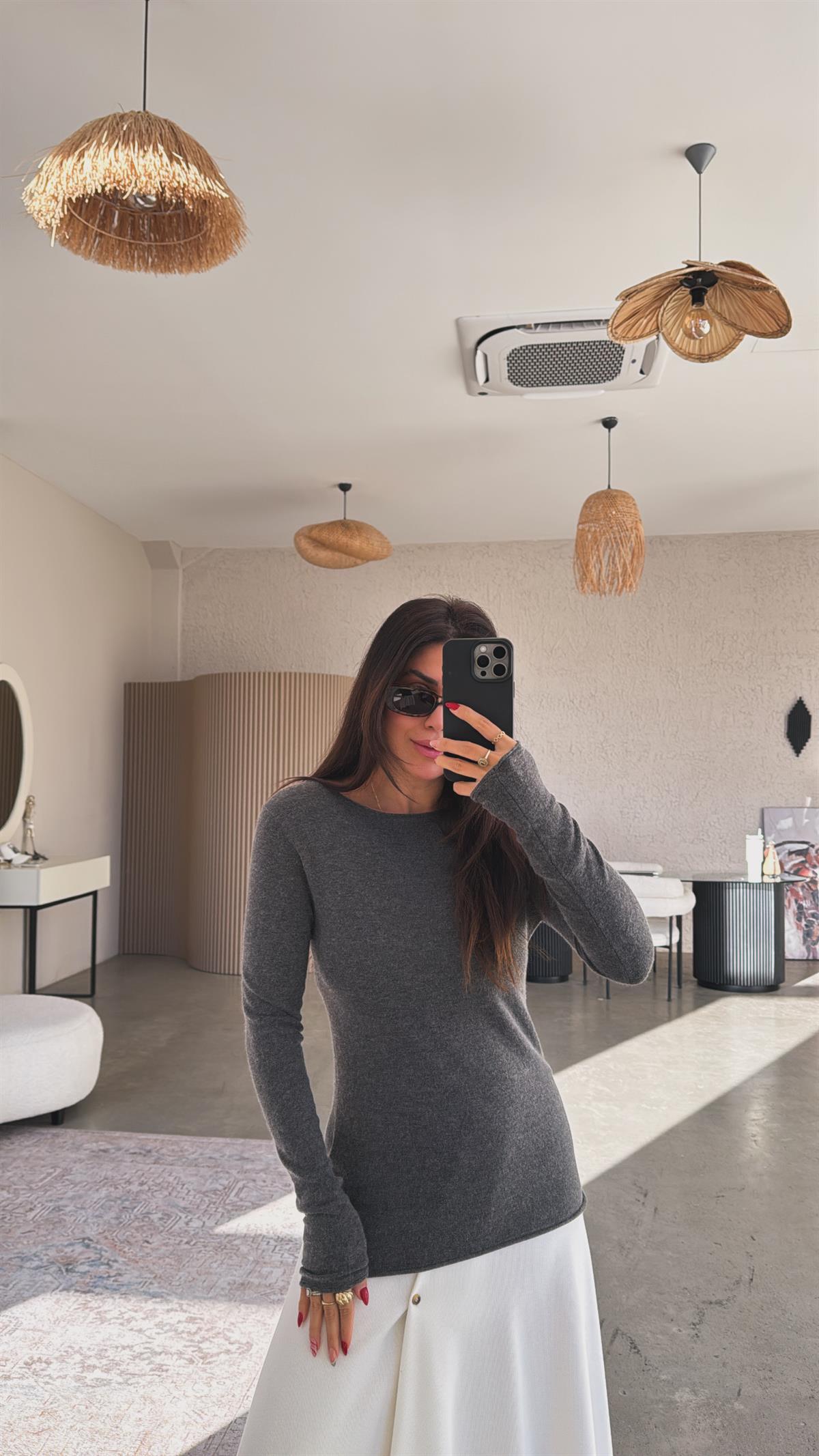 Antrasit Kaşmir Dlv Triko