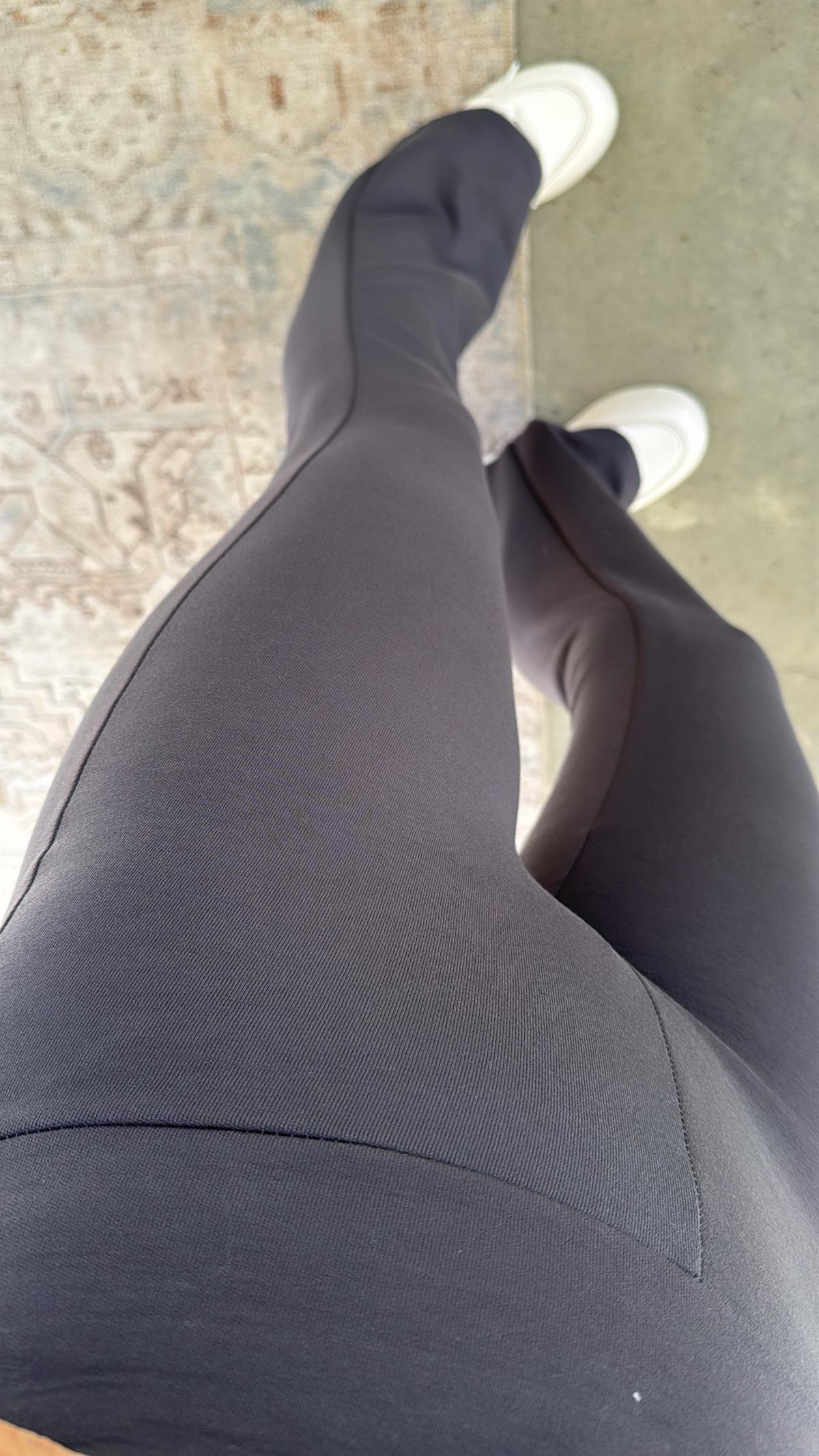 Antrasit Modal İspanyol Tayt