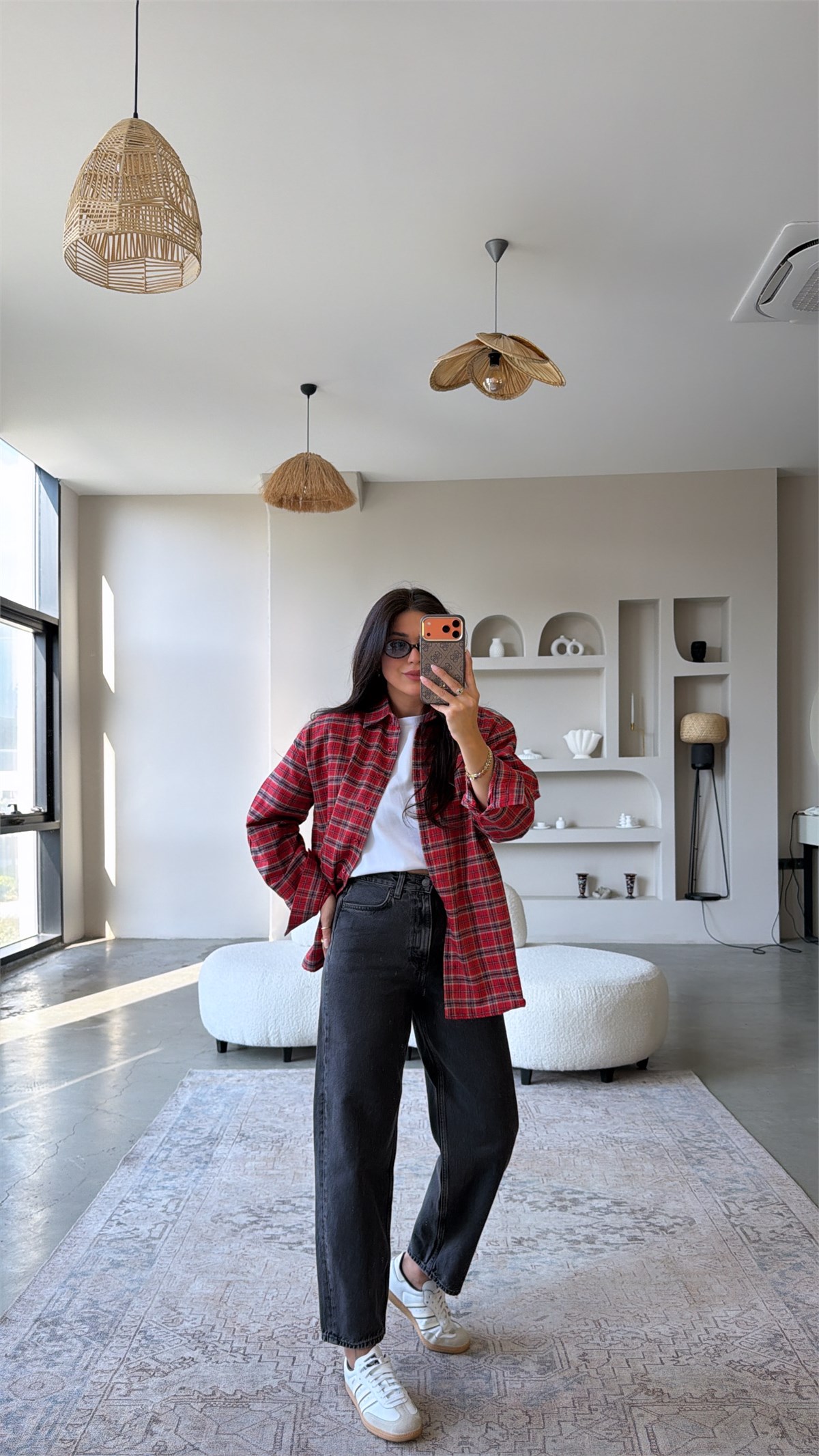 Antrasit Orijinal Mom Fit Jean