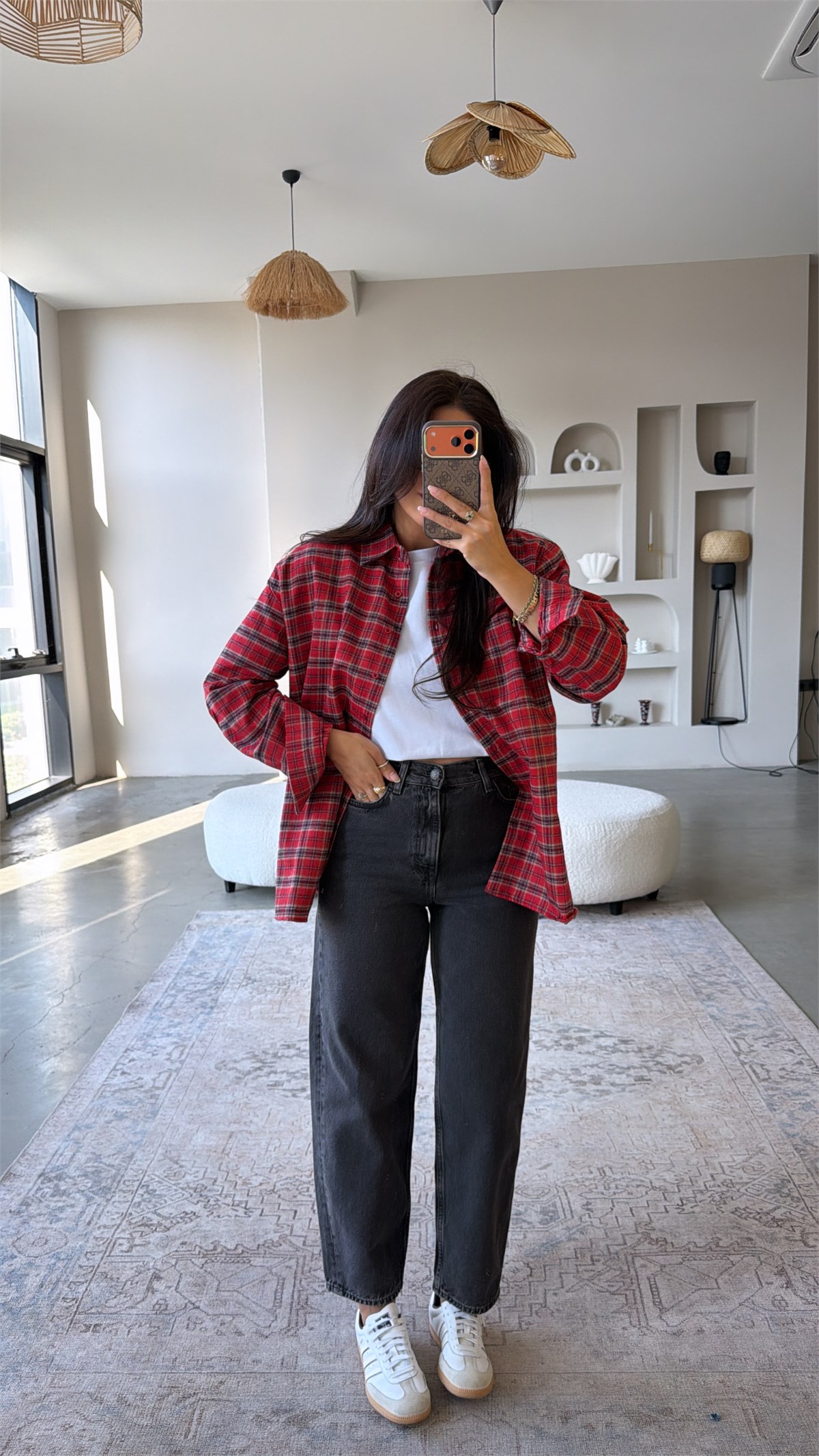 Antrasit Orijinal Mom Fit Jean