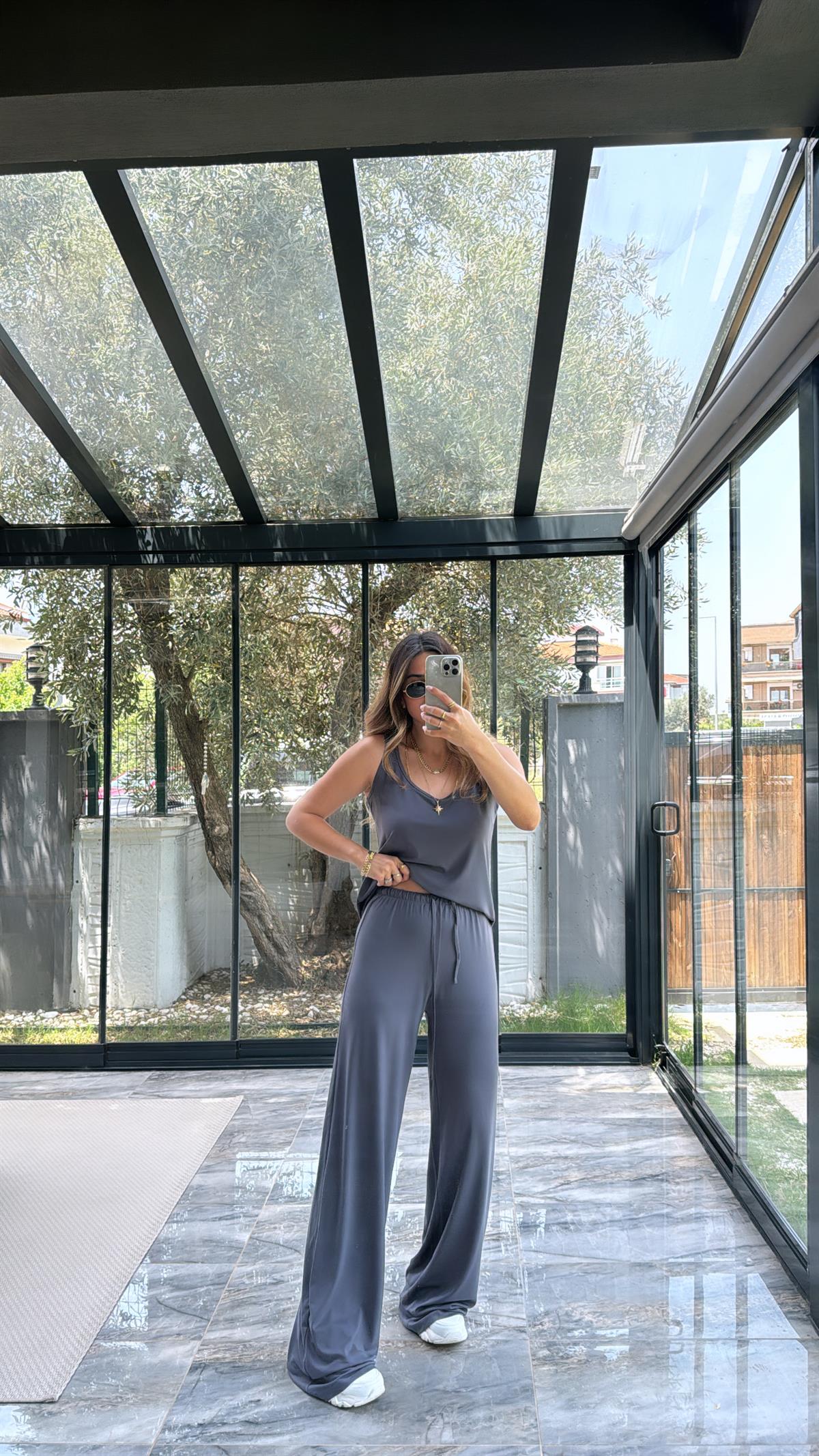 Antrasit Oys Kumaş Takım