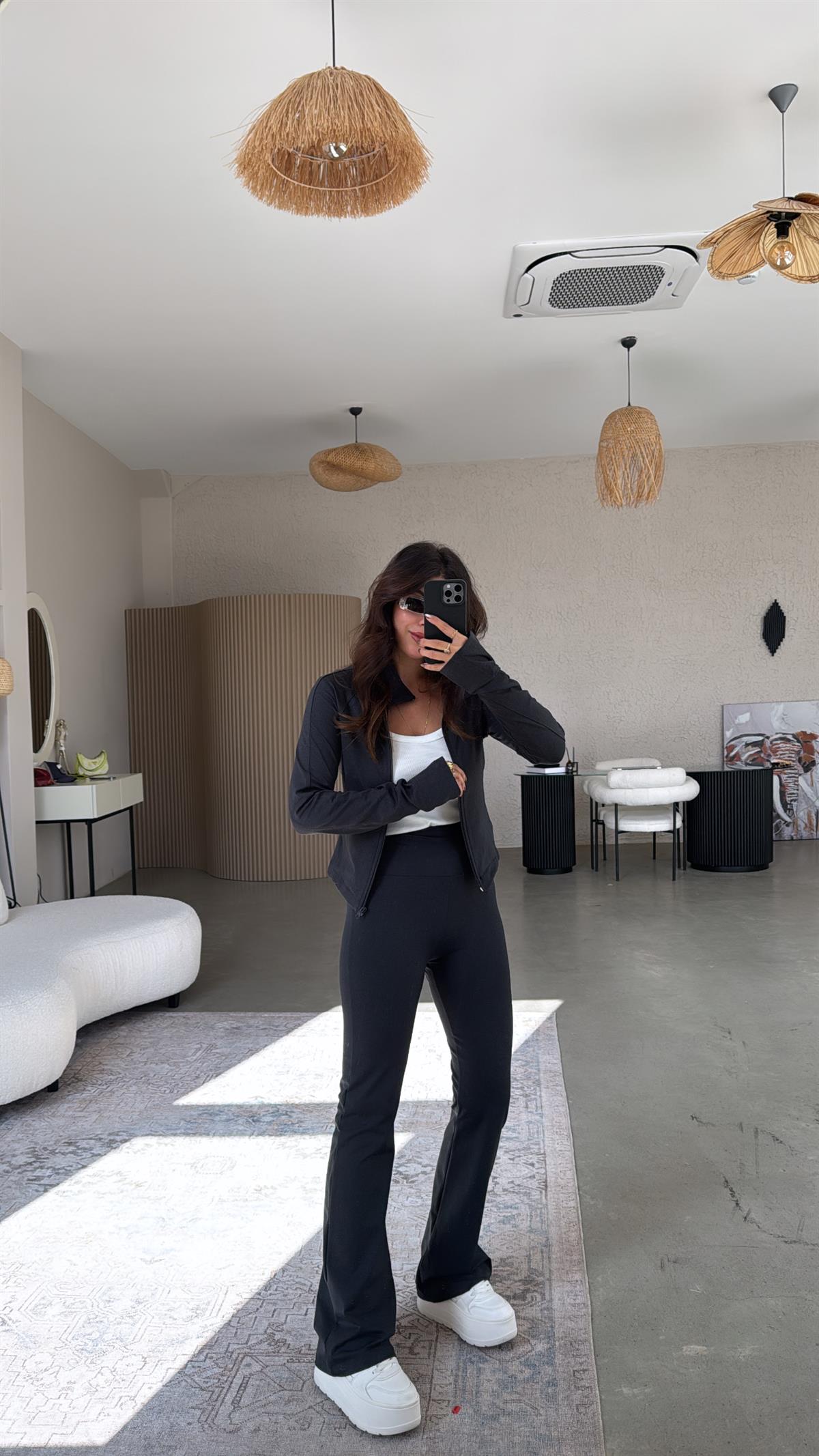 Antrasit Oys Orijinal İspanyol Tayt Ceket Takım