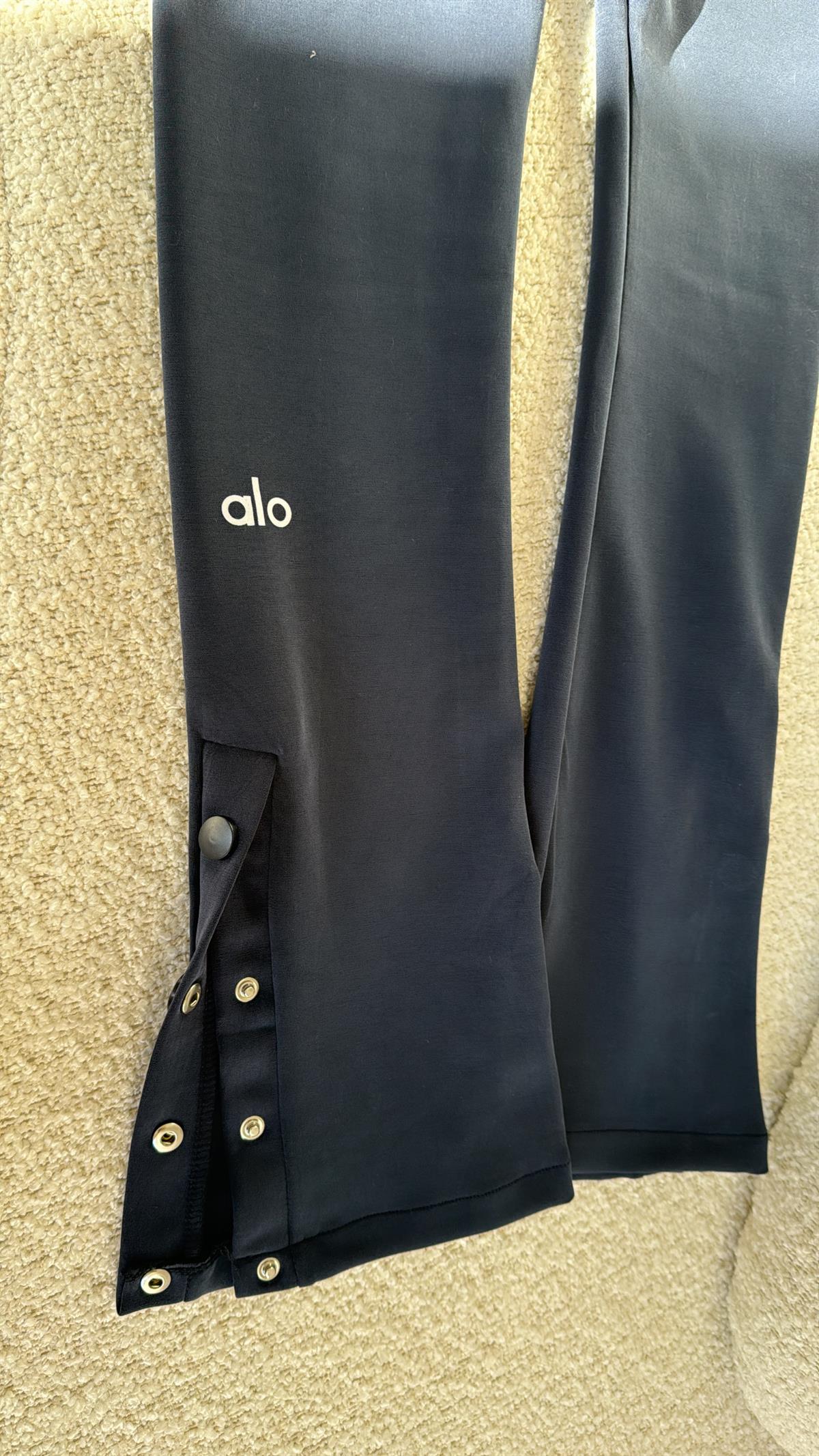 Lacivert Paça Çıtçıtlı Orijinal Tayt