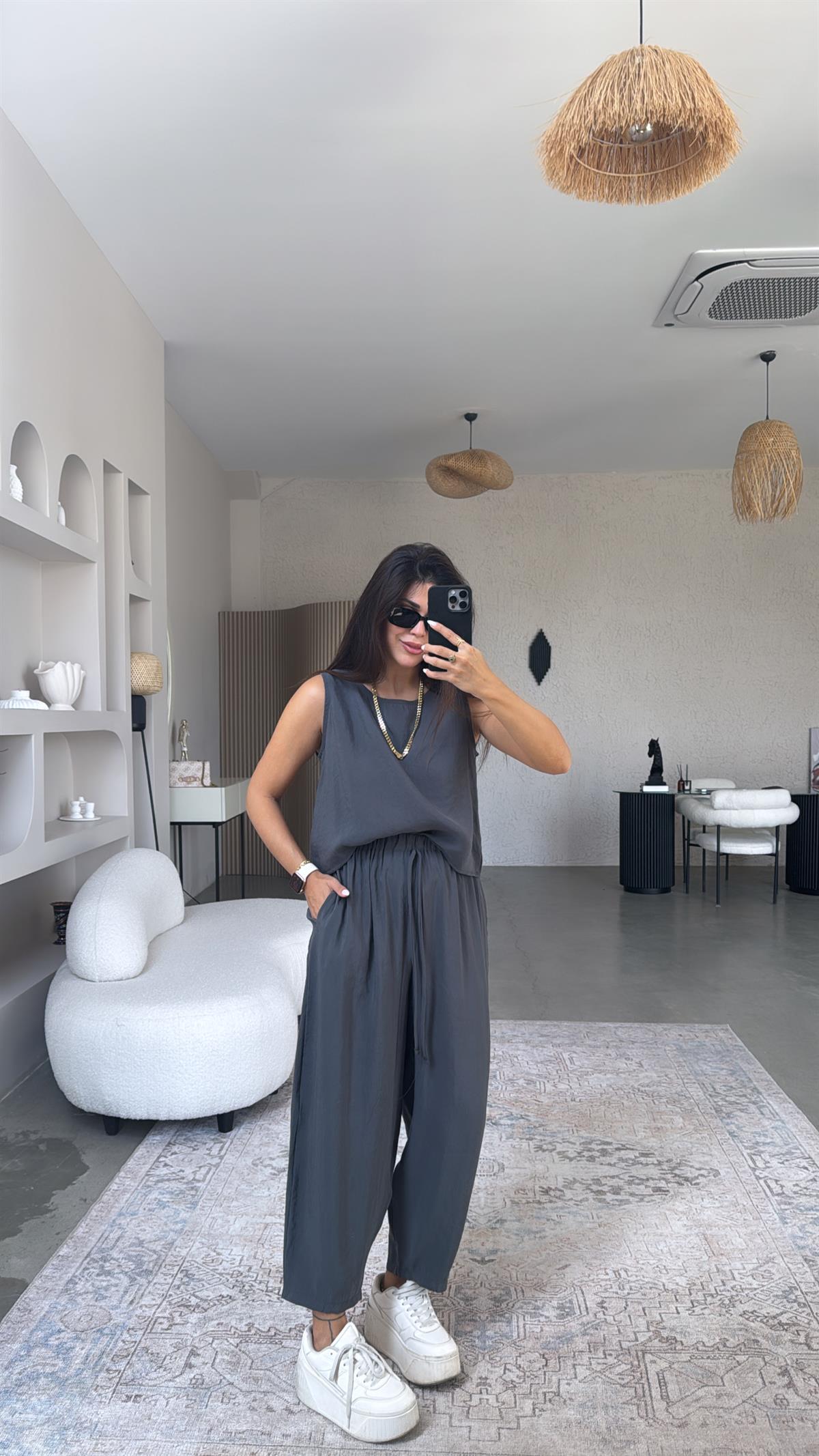 Antrasit Tensel Cepli Takım