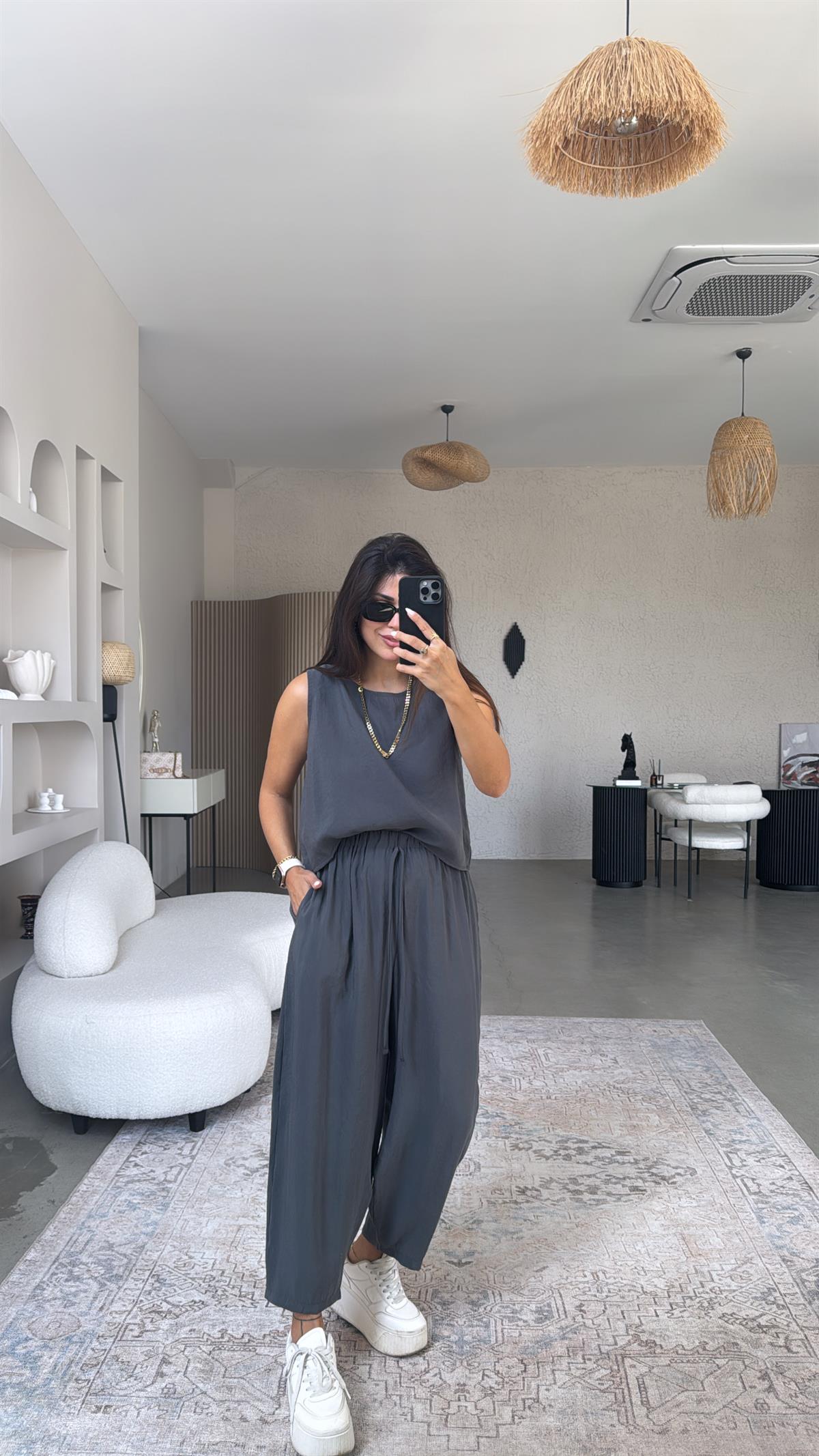 Antrasit Tensel Cepli Takım