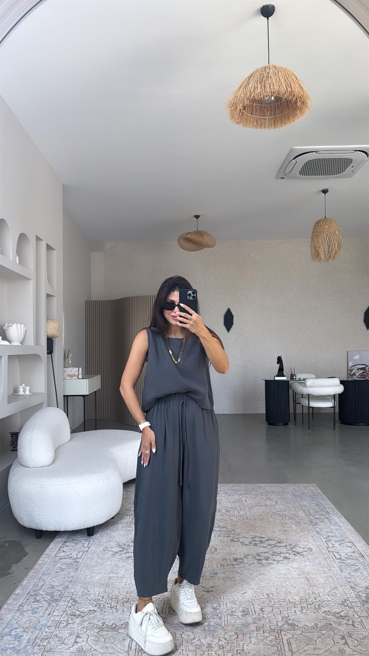 Antrasit Tensel Cepli Takım