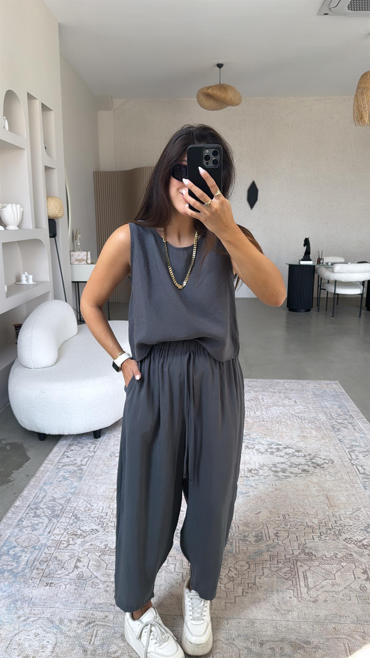 Antrasit Tensel Cepli Takım