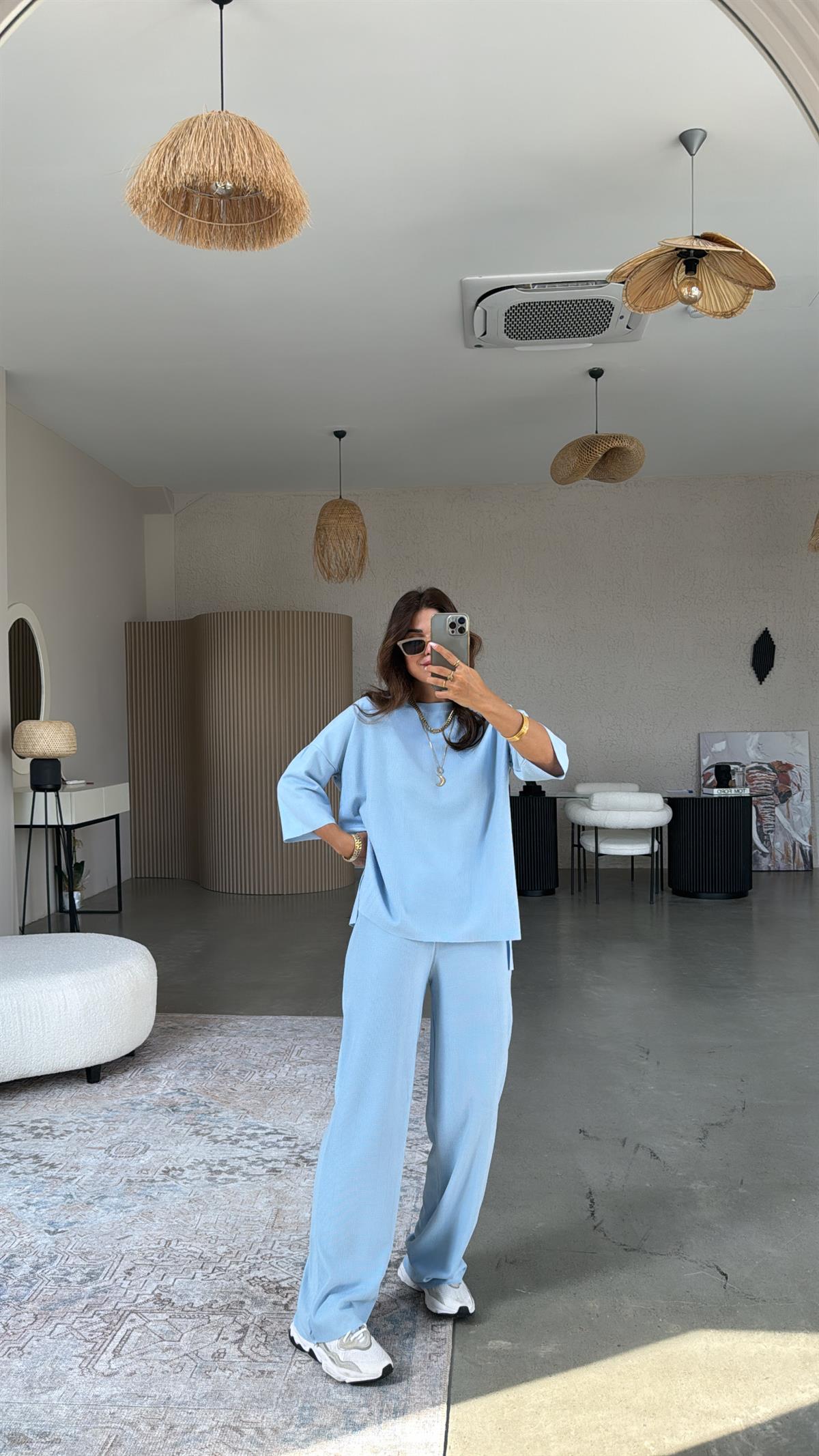 Bebe Mavi Baharlık Takım