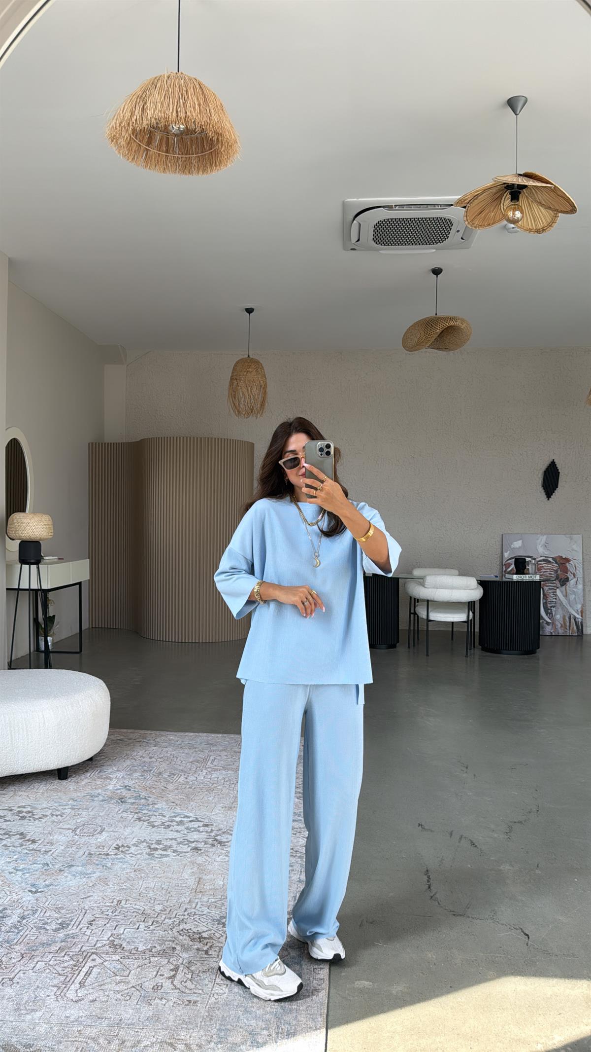 Bebe Mavi Baharlık Takım