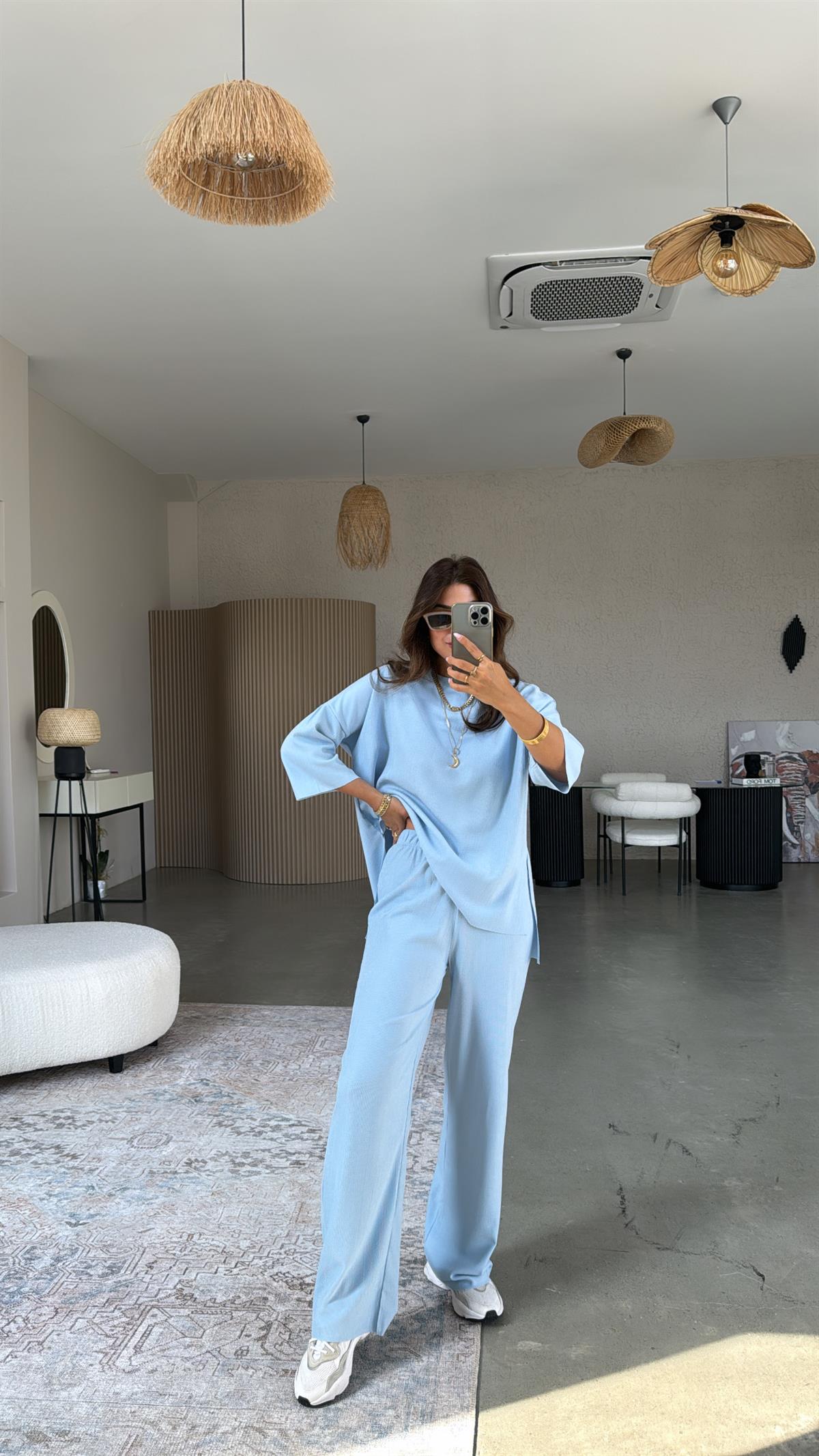 Bebe Mavi Baharlık Takım