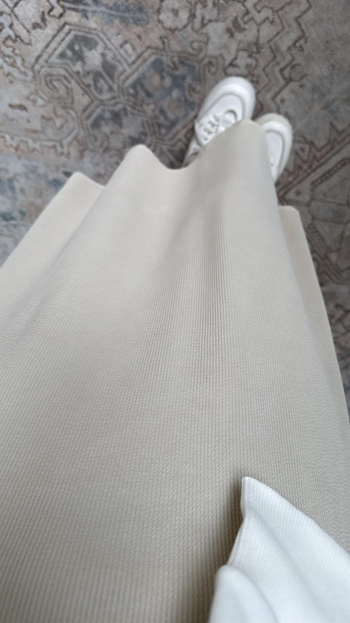 Bej Kaşkorse Etek