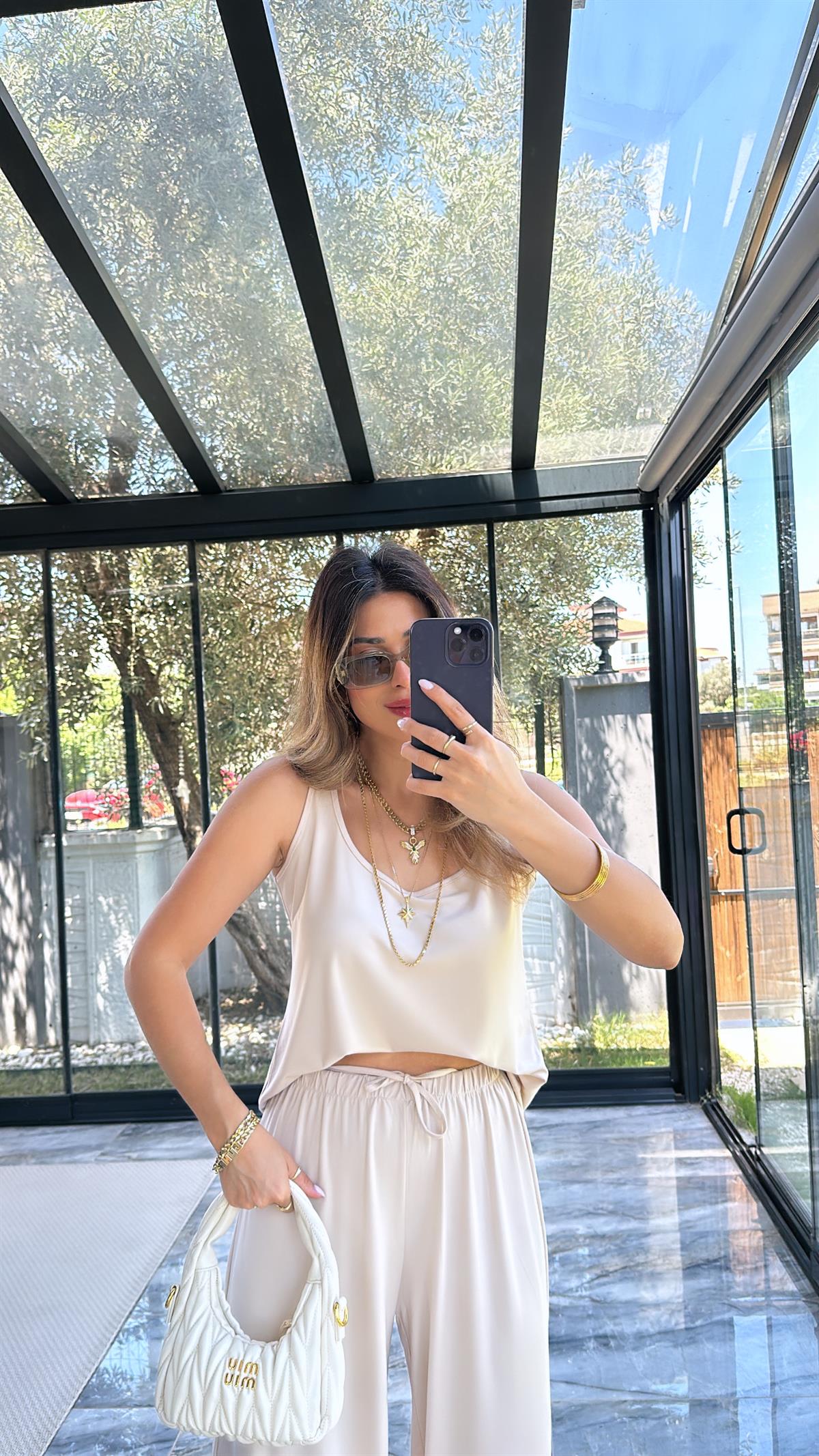 Bej Oys Kumaş Takım