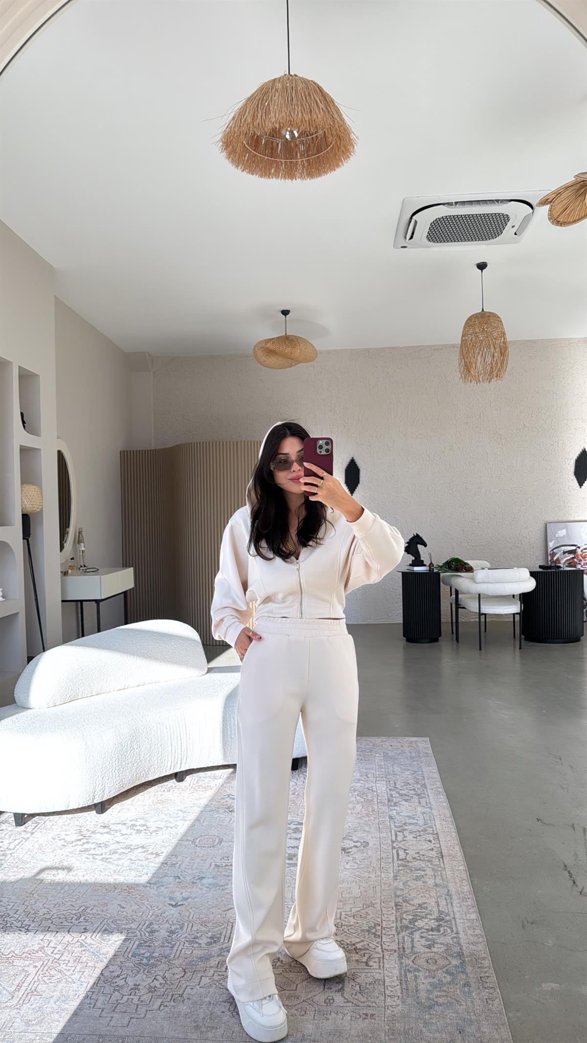 Bej Oys Push Up Takım