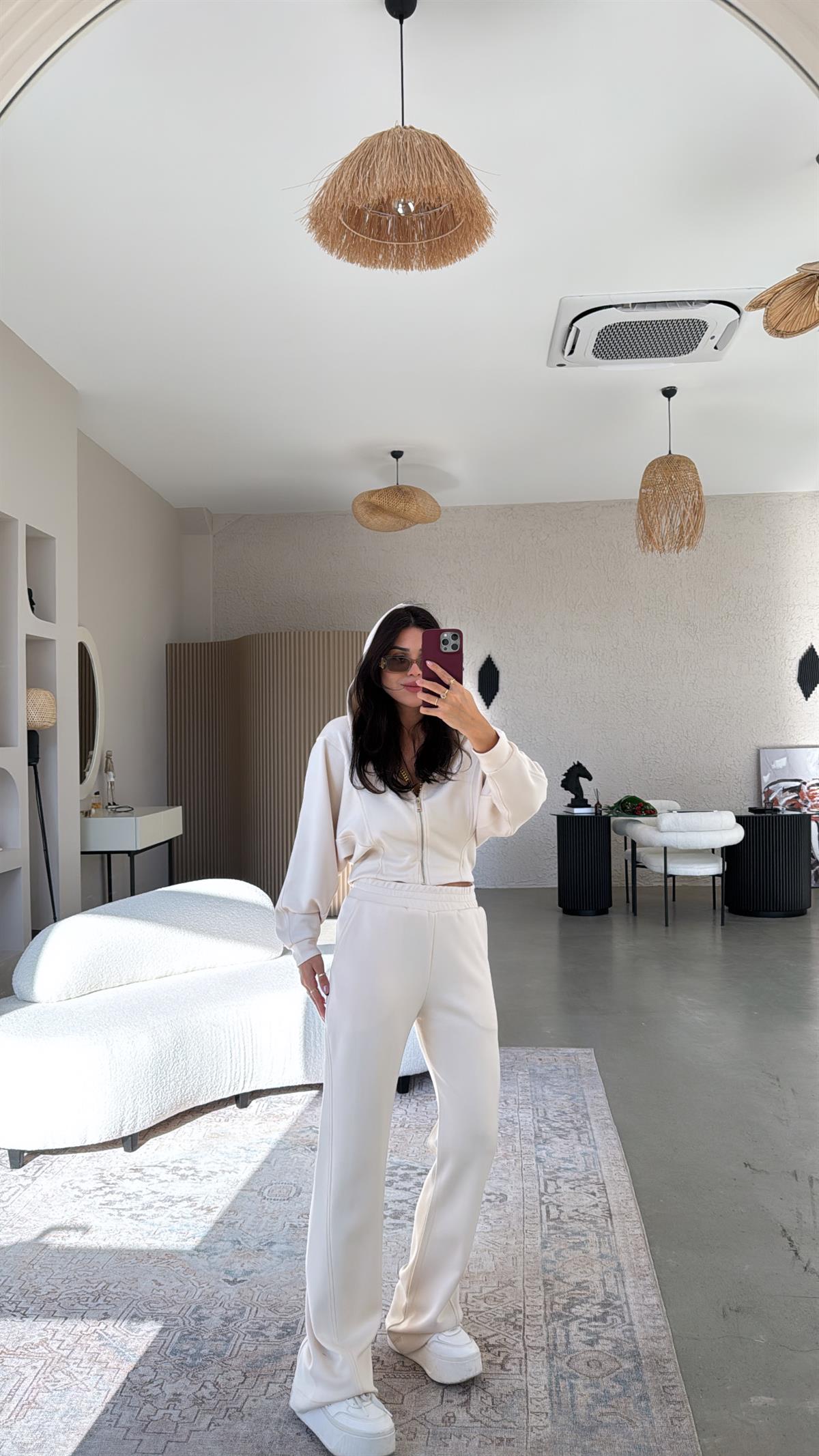 Bej Oys Push Up Takım