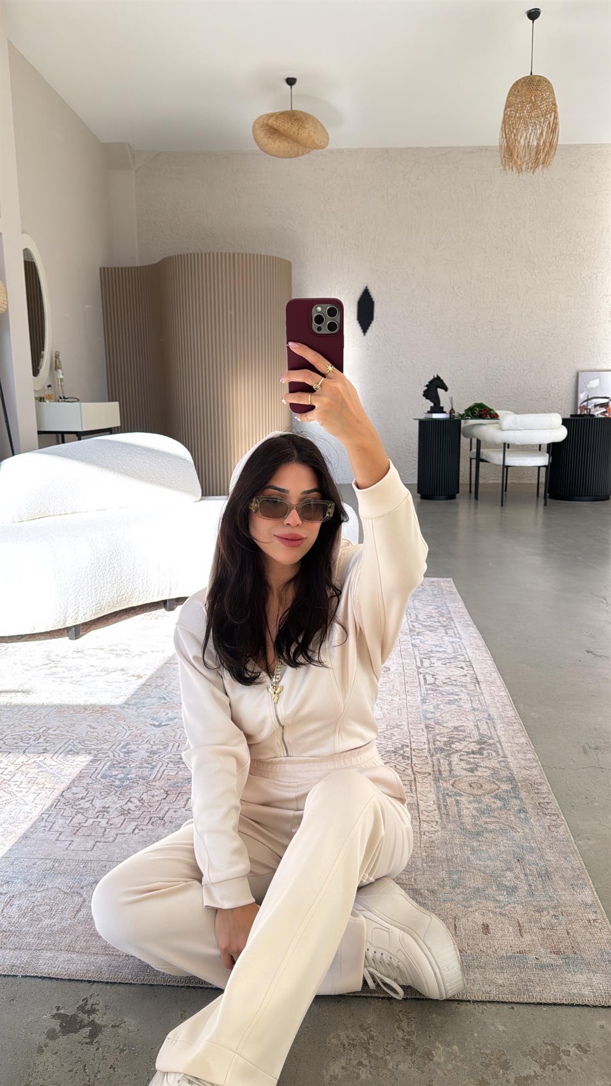 Bej Oys Push Up Takım