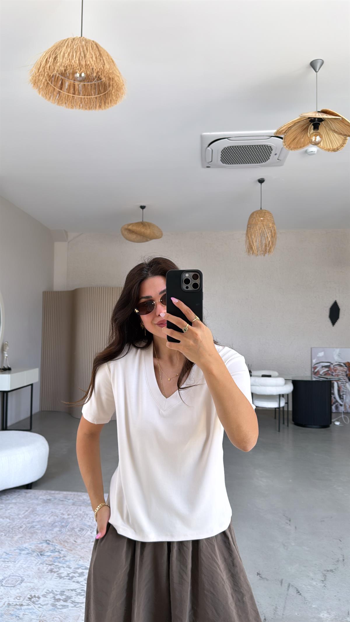 Bej V Yaka Salaş Bluz