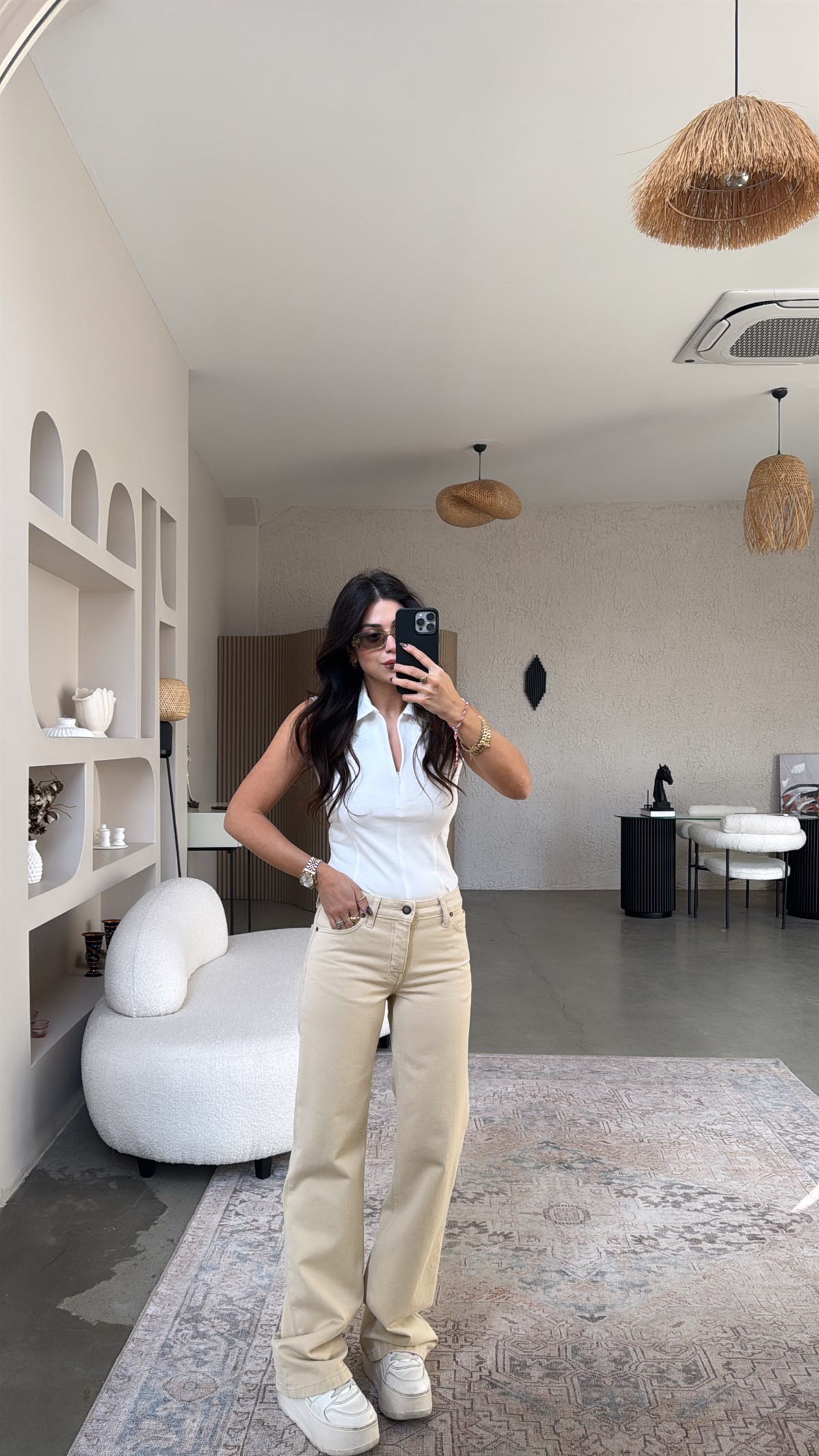 Bej ZR Ara Bel Orijinal Jean