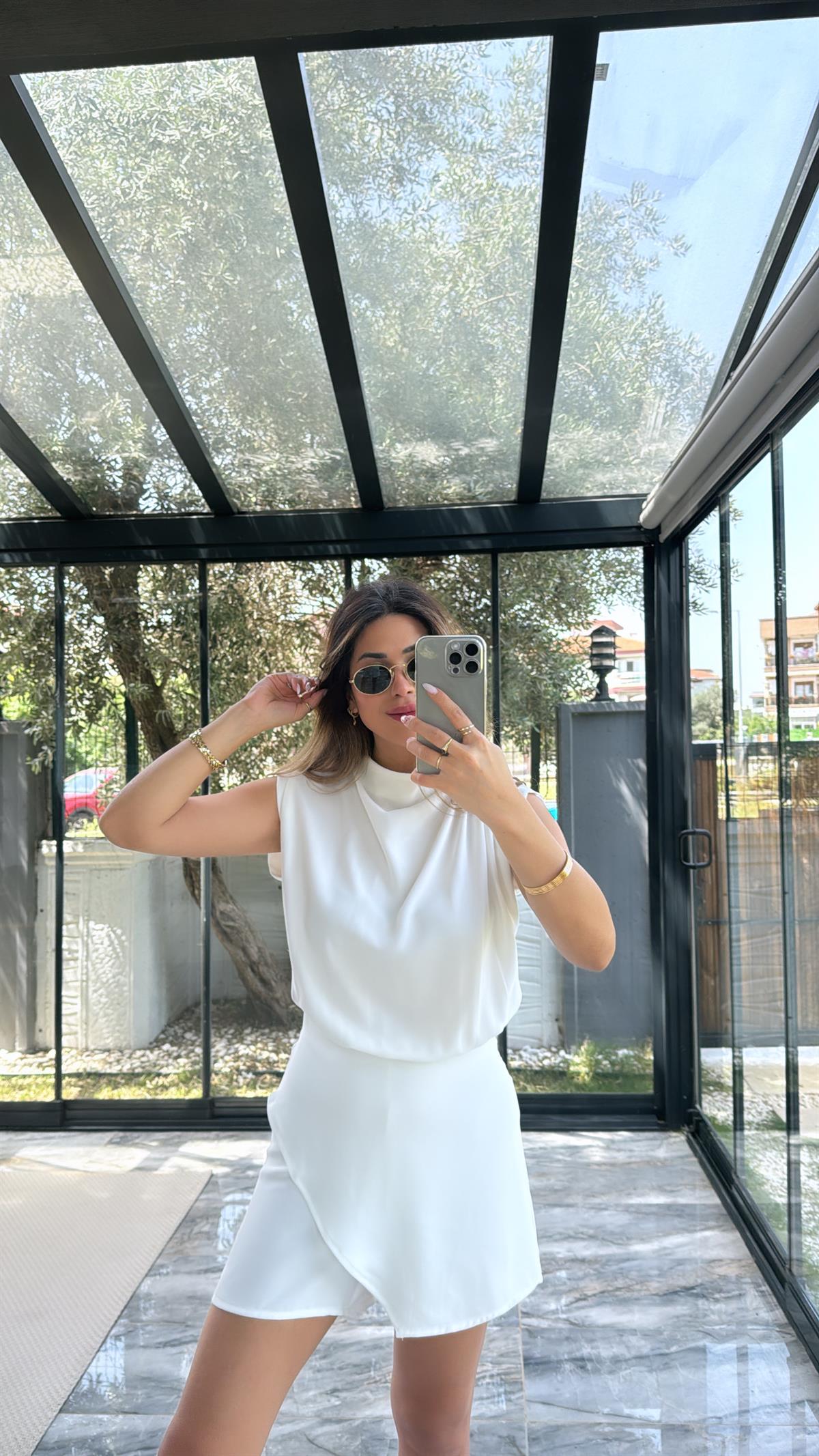 Beyaz ZR Model Tulum