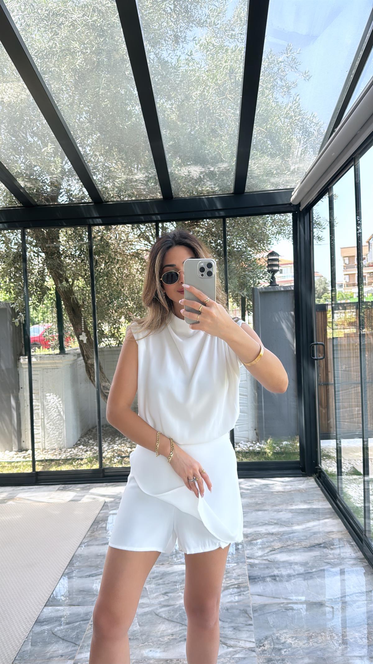 Beyaz ZR Model Tulum