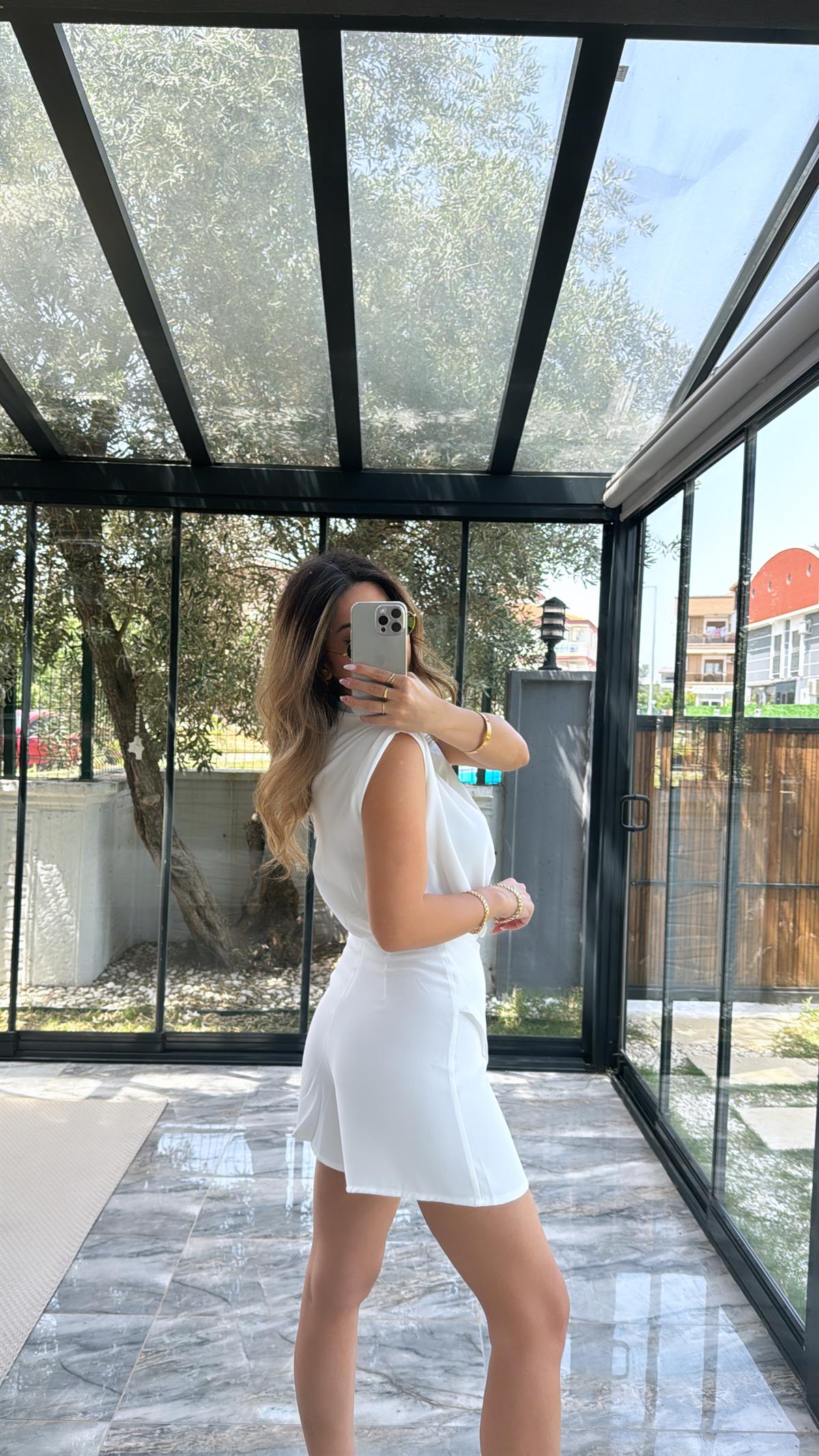 Beyaz ZR Model Tulum