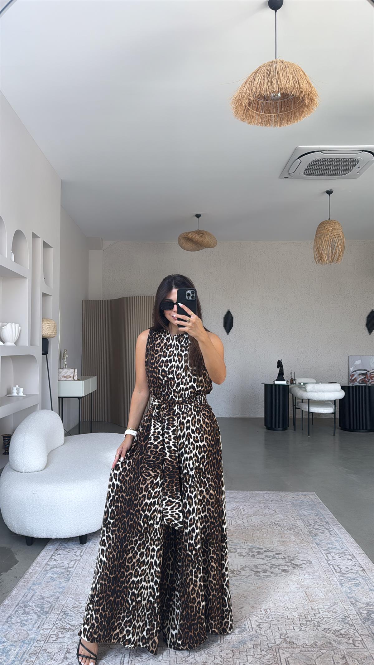 Bol Paça New Leopar Viskon Tulum