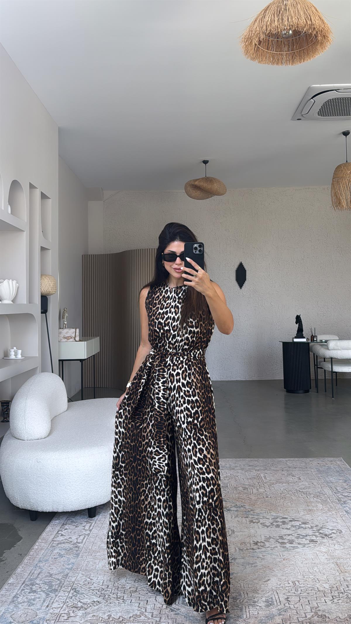 Bol Paça New Leopar Viskon Tulum