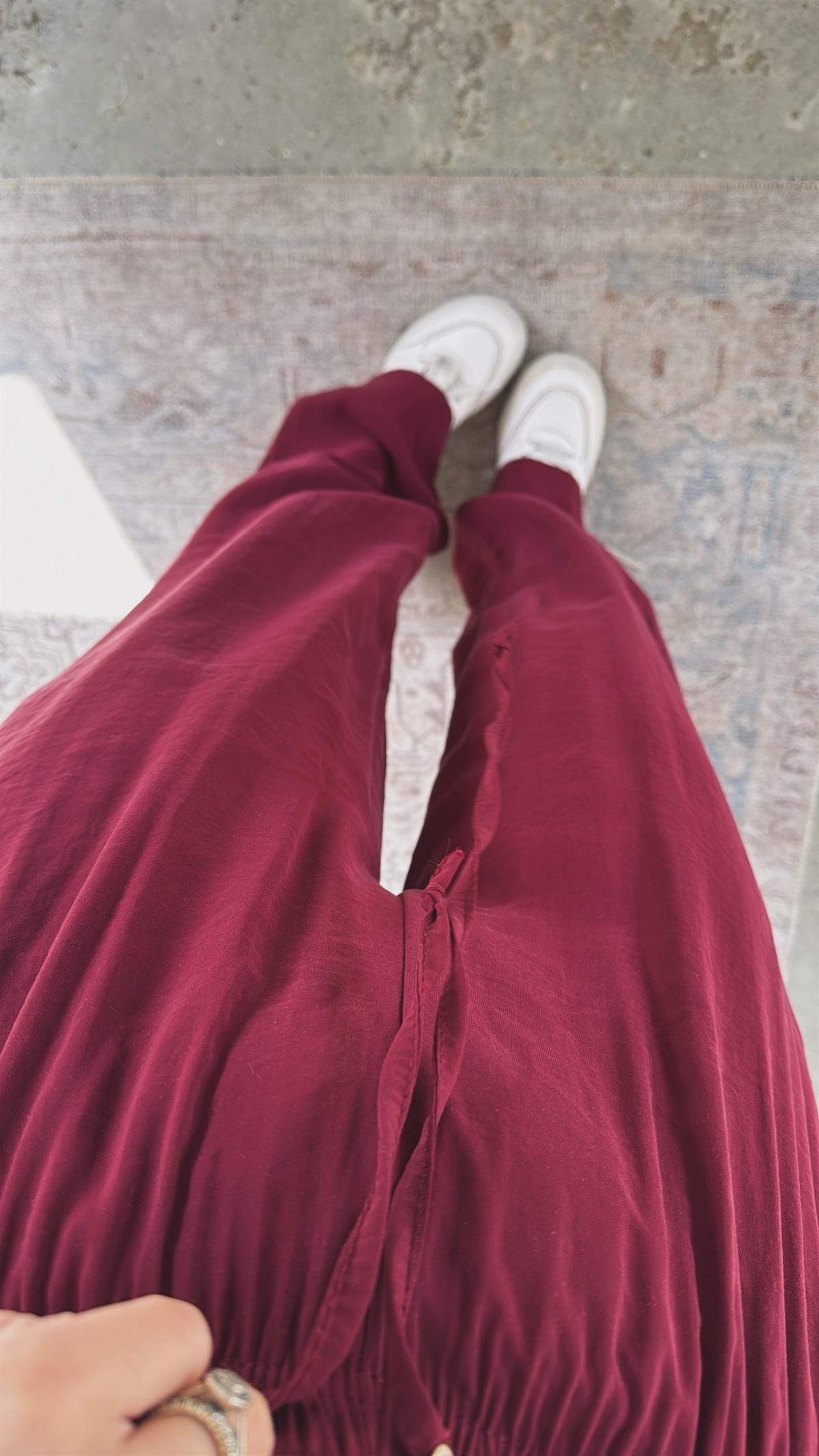 Bordo Bol Paça Massi Pantolon