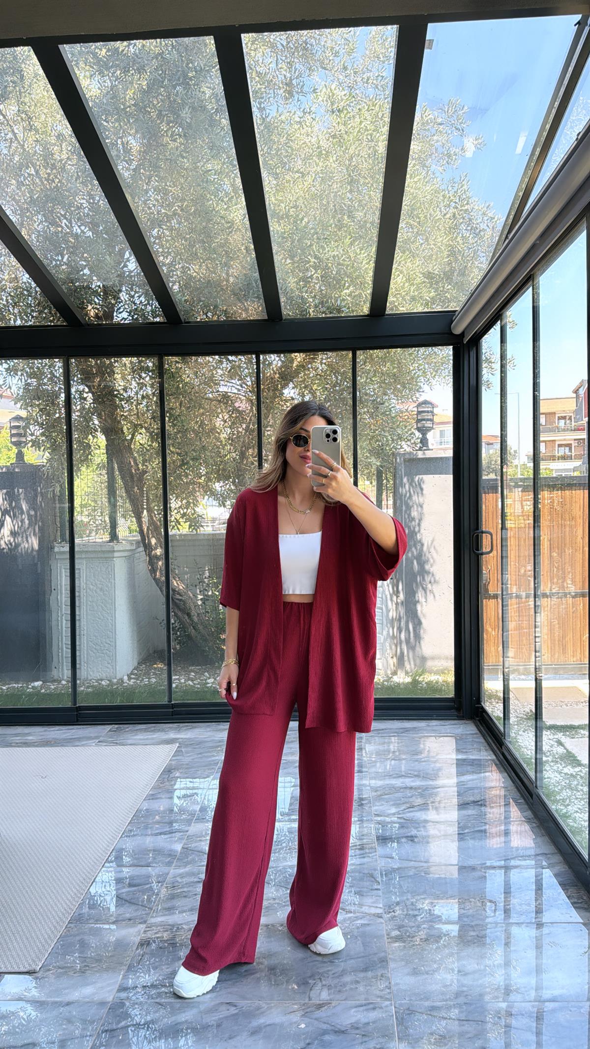 Bordo Ceketli Takım