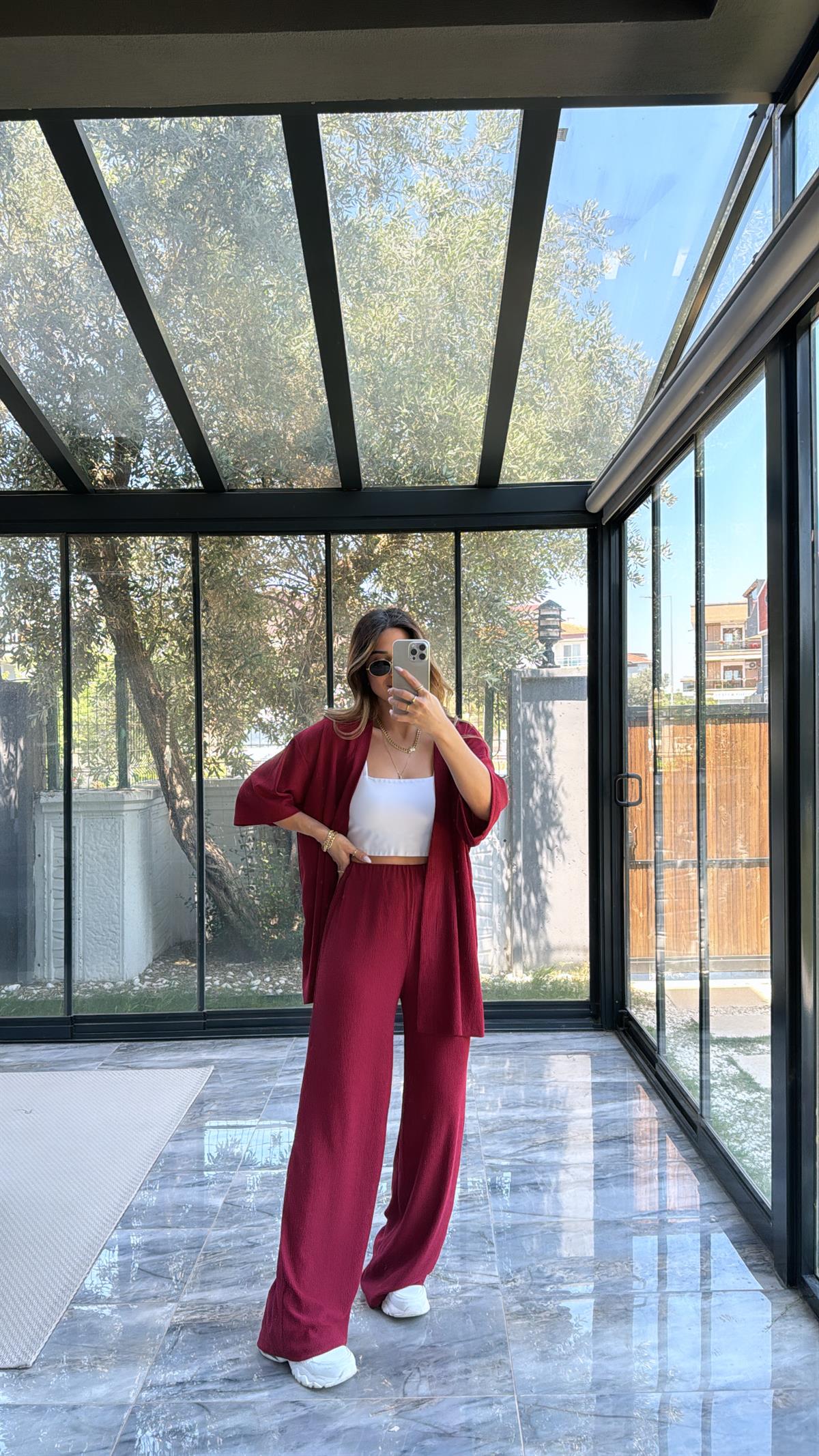 Bordo Ceketli Takım