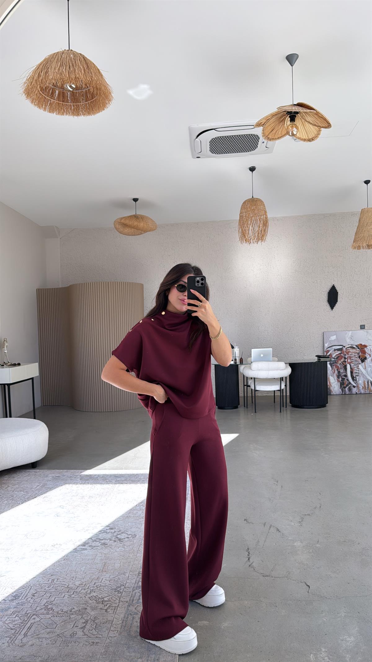 Bordo Gold Çıtçıt Ntwrk Orijinal Takım