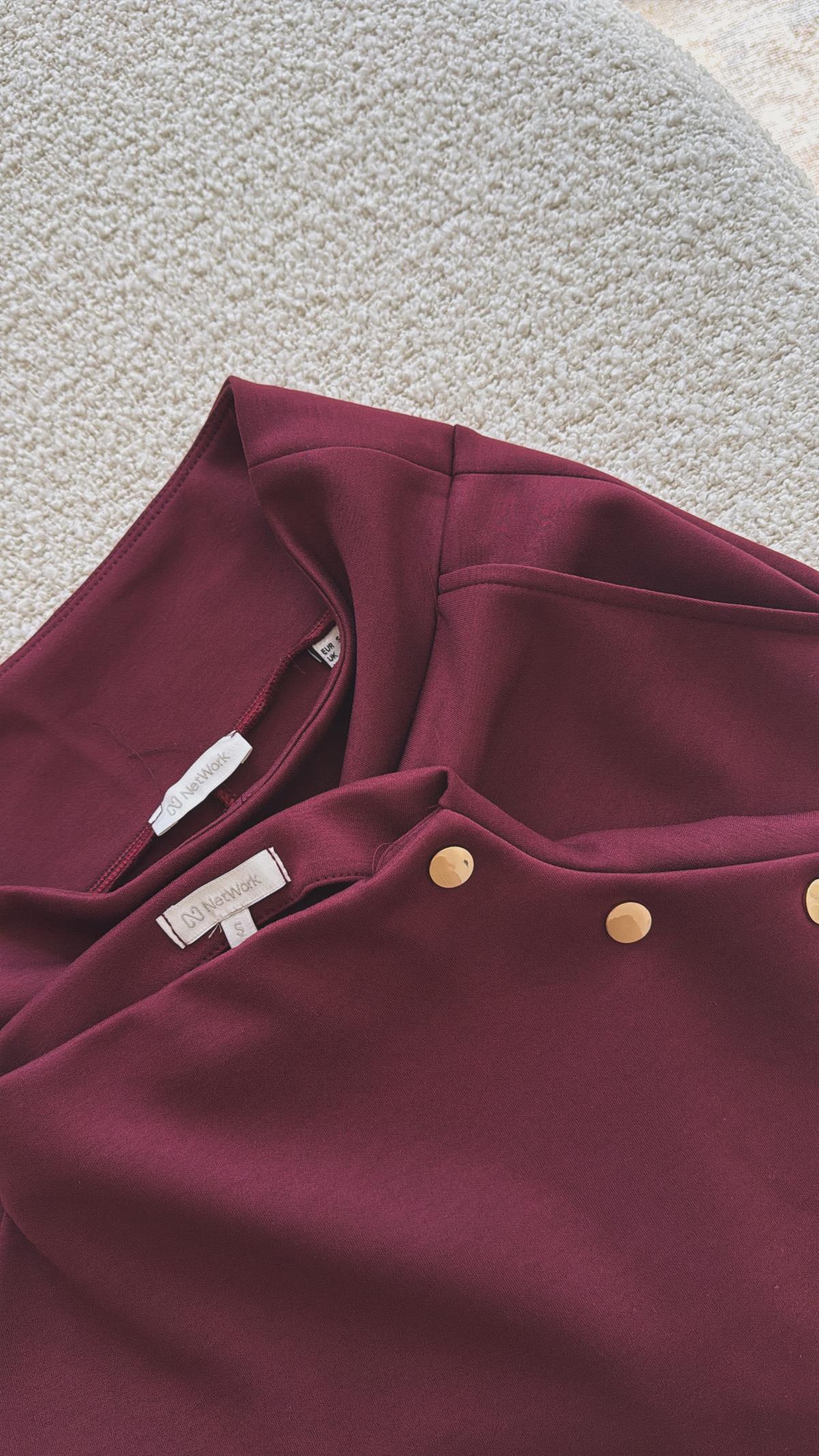 Bordo Gold Çıtçıt Ntwrk Orijinal Takım