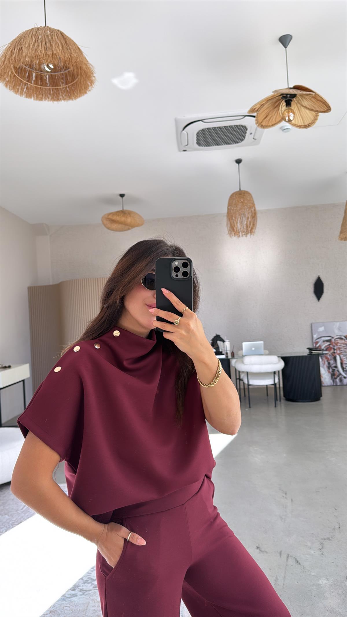 Bordo Gold Çıtçıt Ntwrk Orijinal Takım