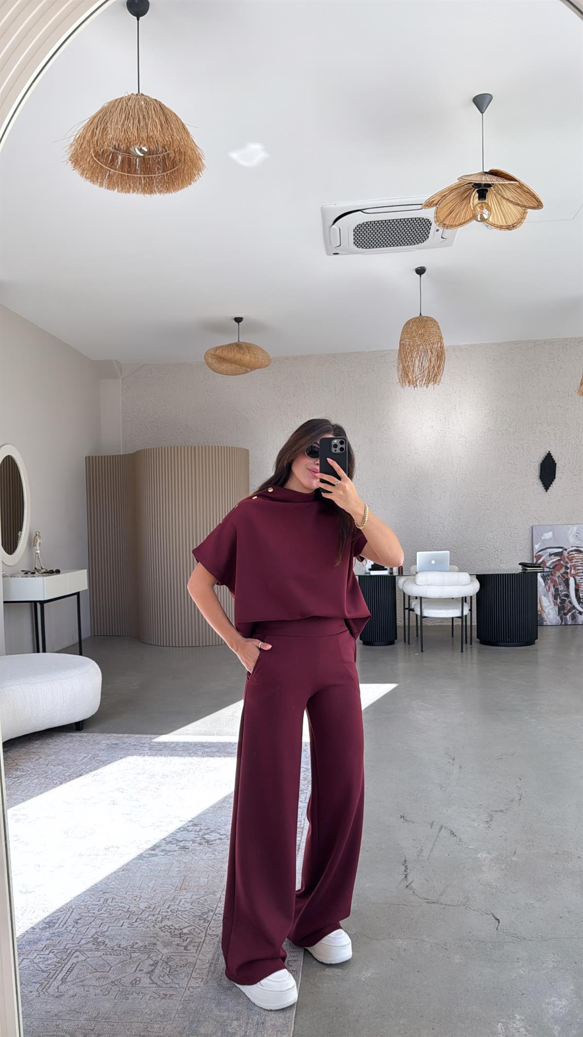 Bordo Gold Çıtçıt Ntwrk Orijinal Takım