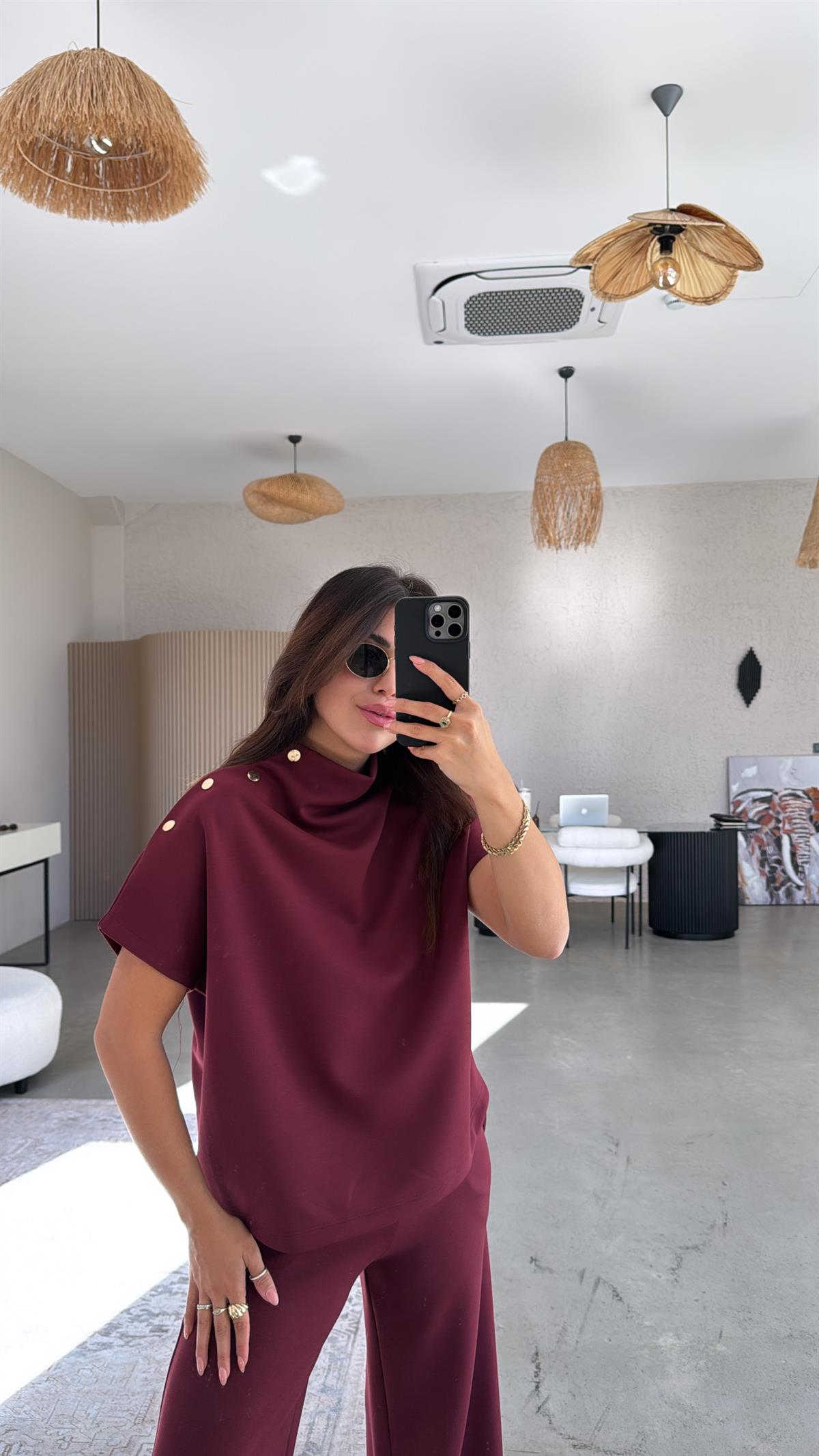 Bordo Gold Çıtçıt Ntwrk Orijinal Takım