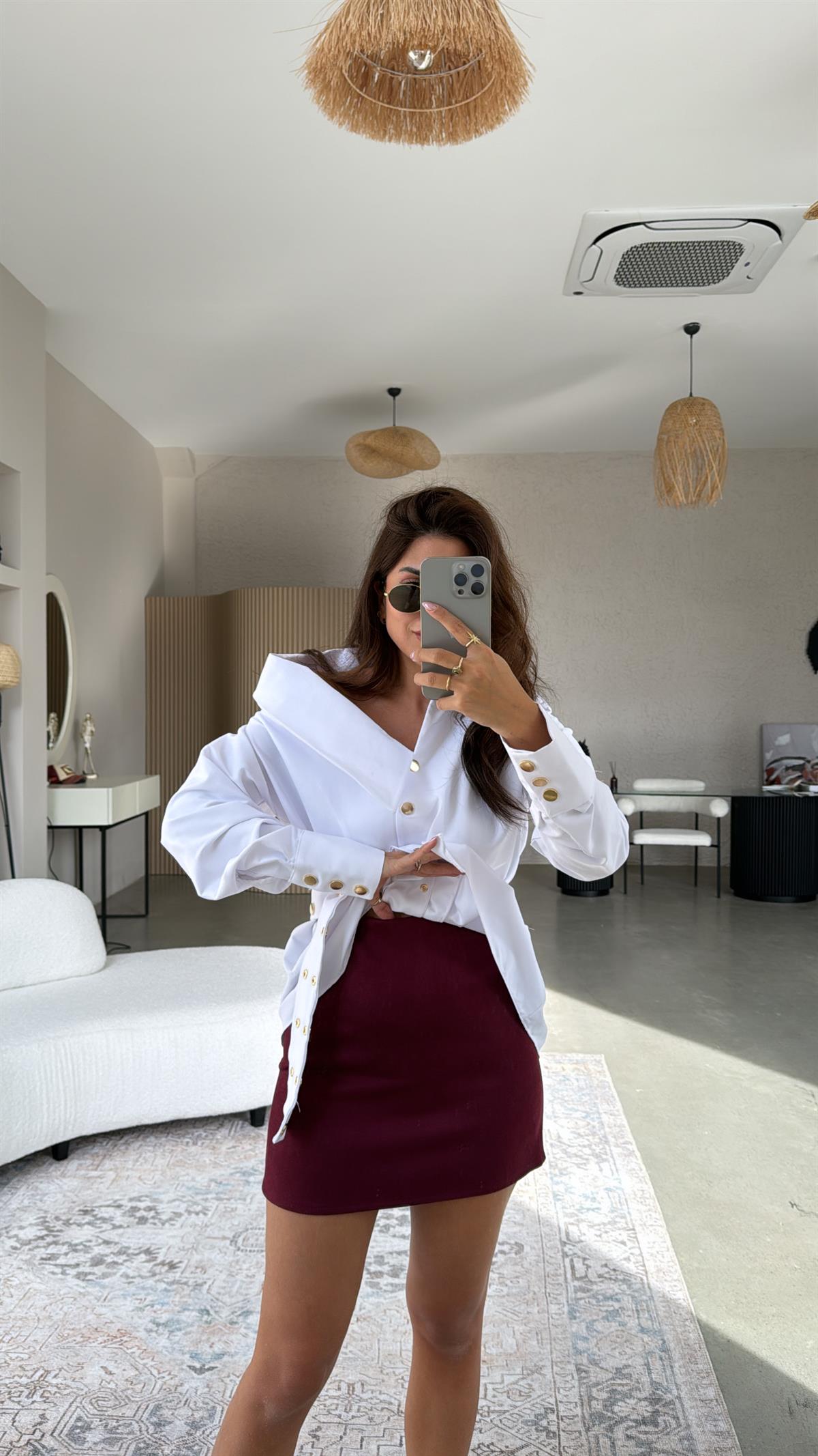 Bordo Mini Nubuk Etek