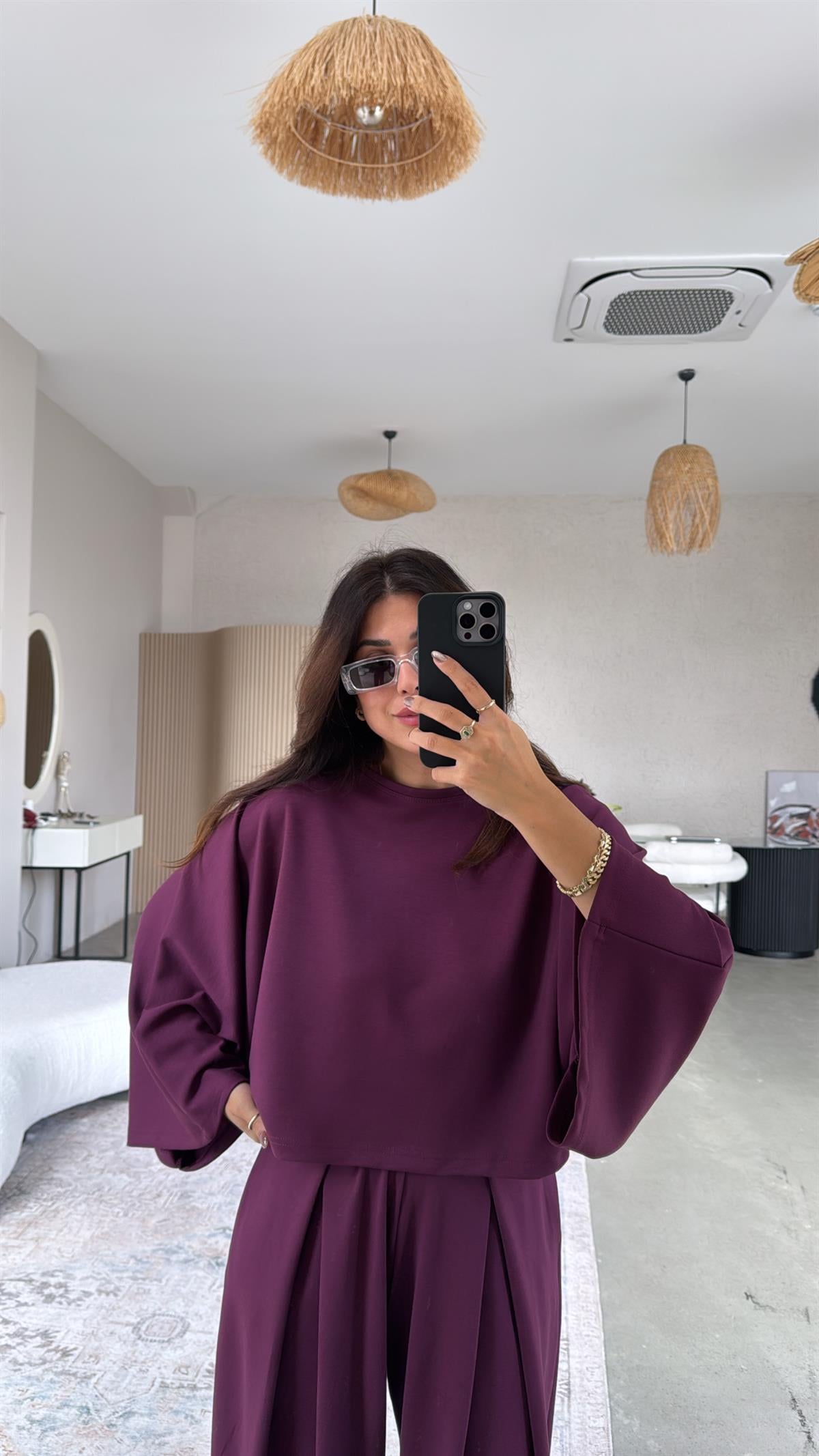 Bordo Ön Pile Detaylı Oys Model Takım