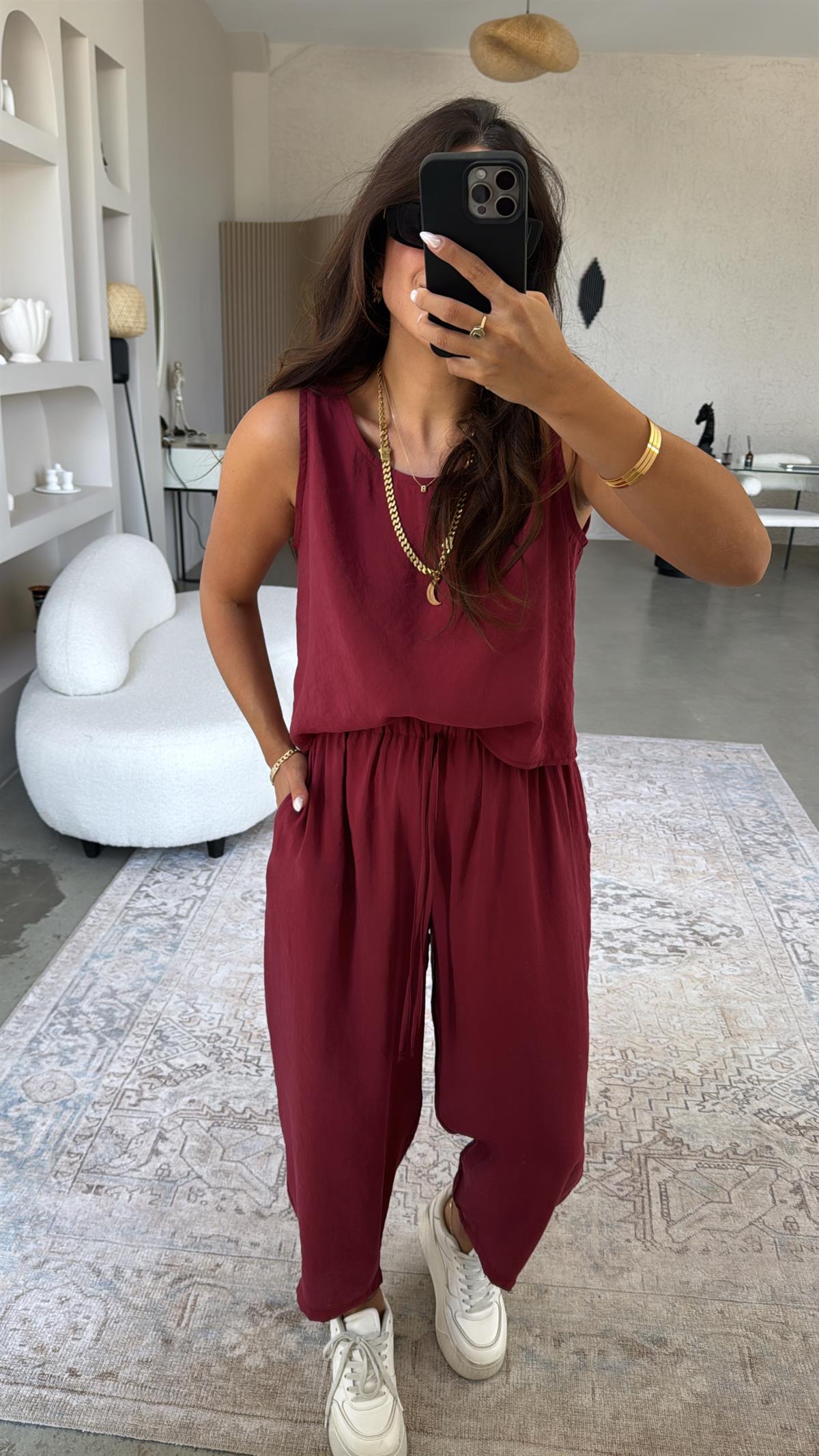 Bordo Tensel Cepli Takım