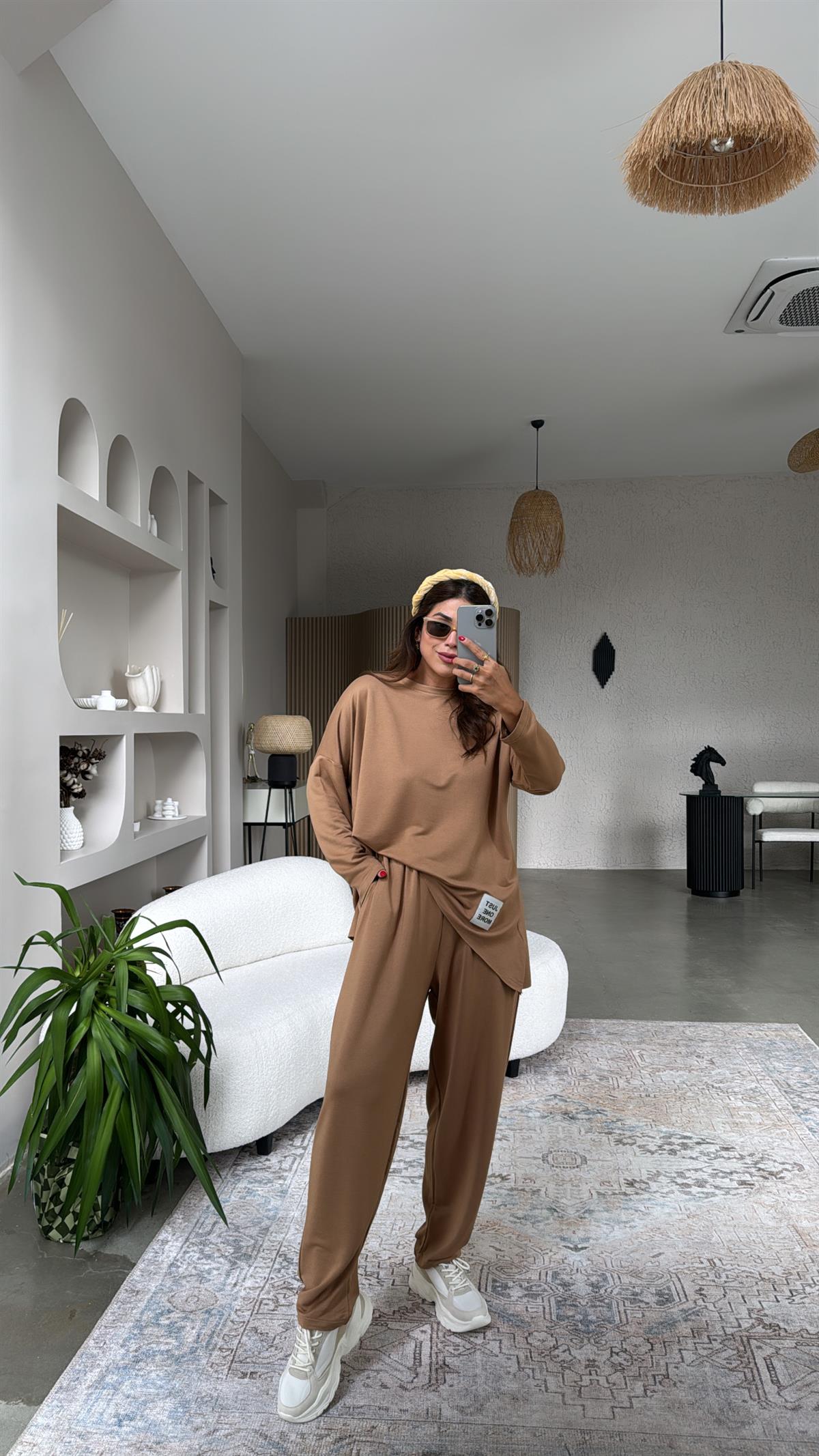 Camel Etiket Detaylı Takım