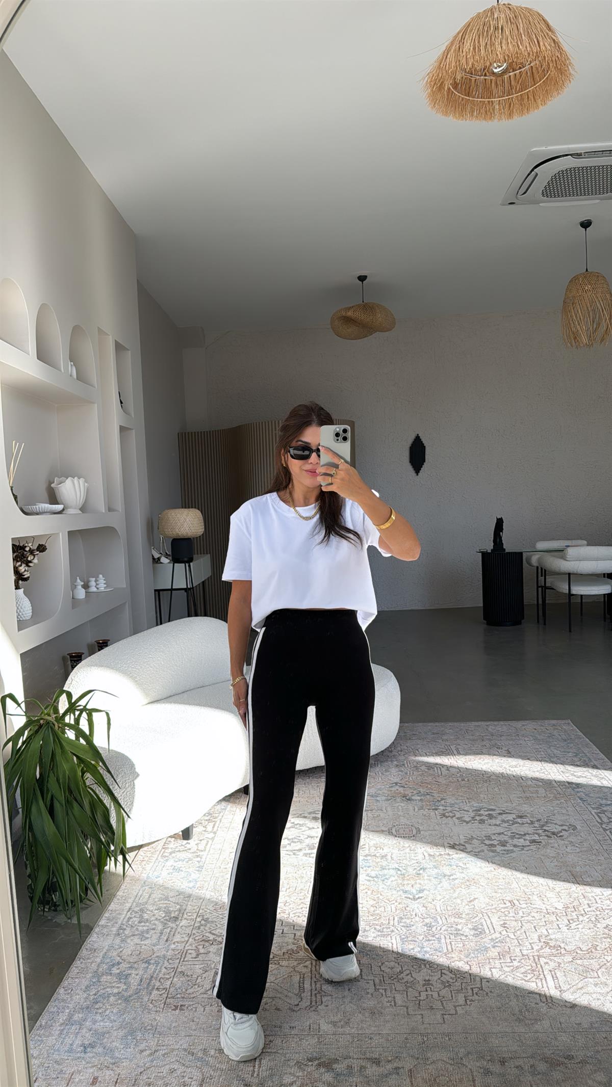 Çift Şeritli İnterlok Toparlayıcı İspanyol Tayt