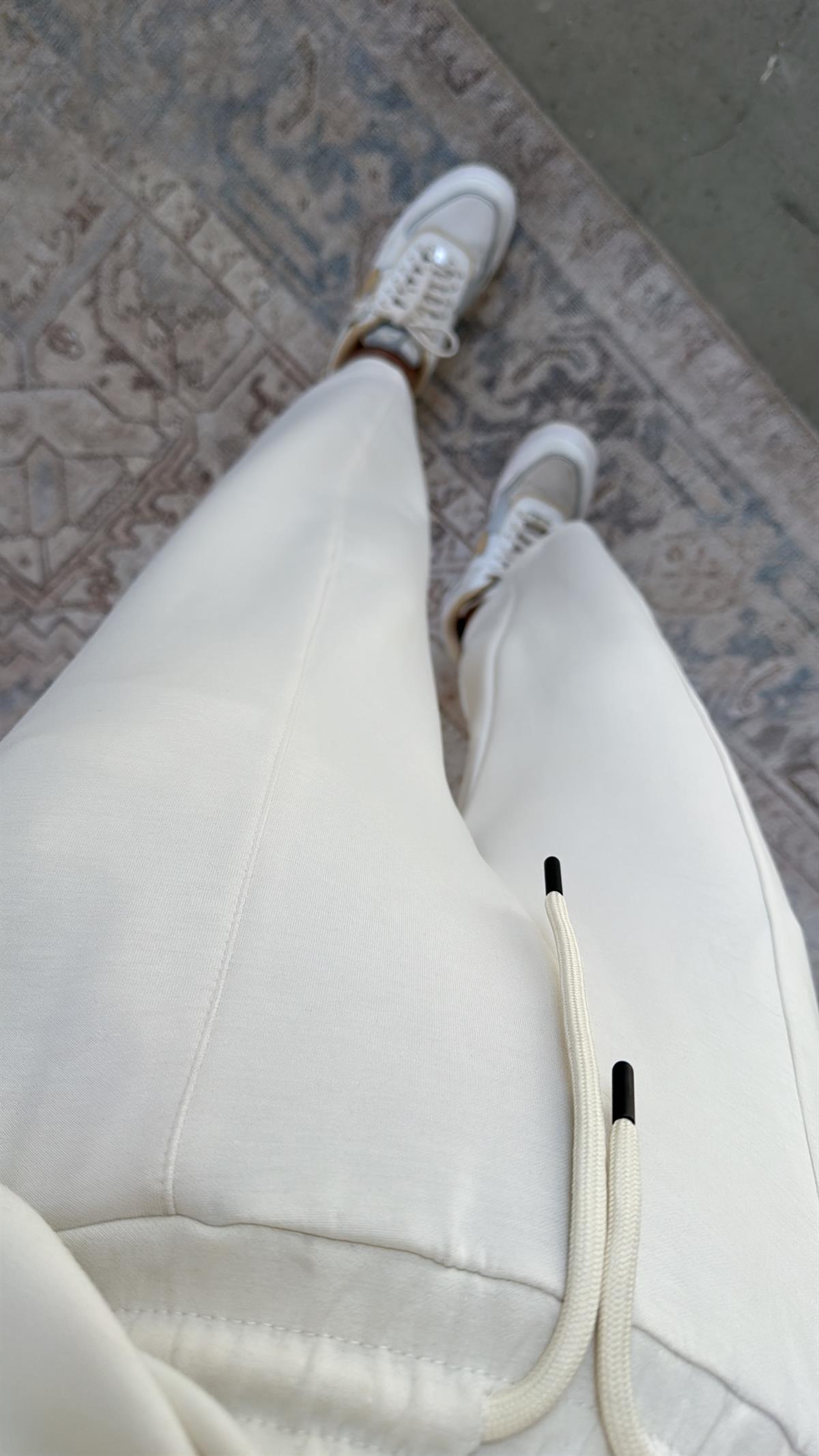 Ekru Çımalı Modal Eşofman