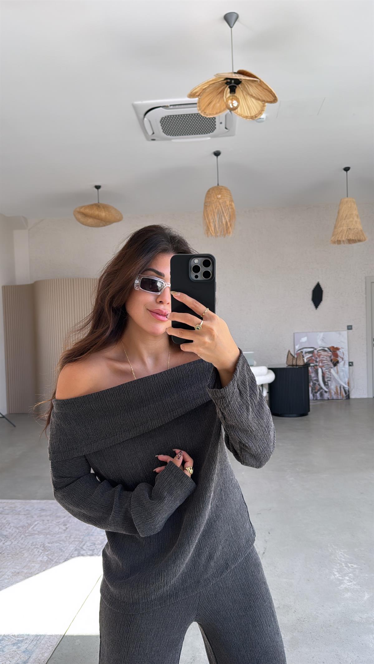 Füme Madonna Bürümcük Takım