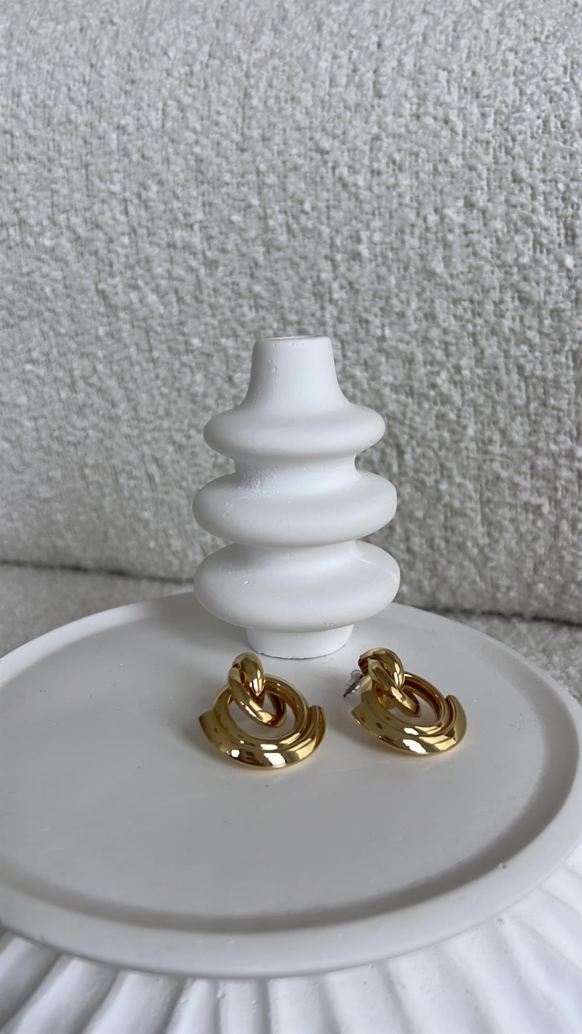 Gold Vintage Model Küpe
