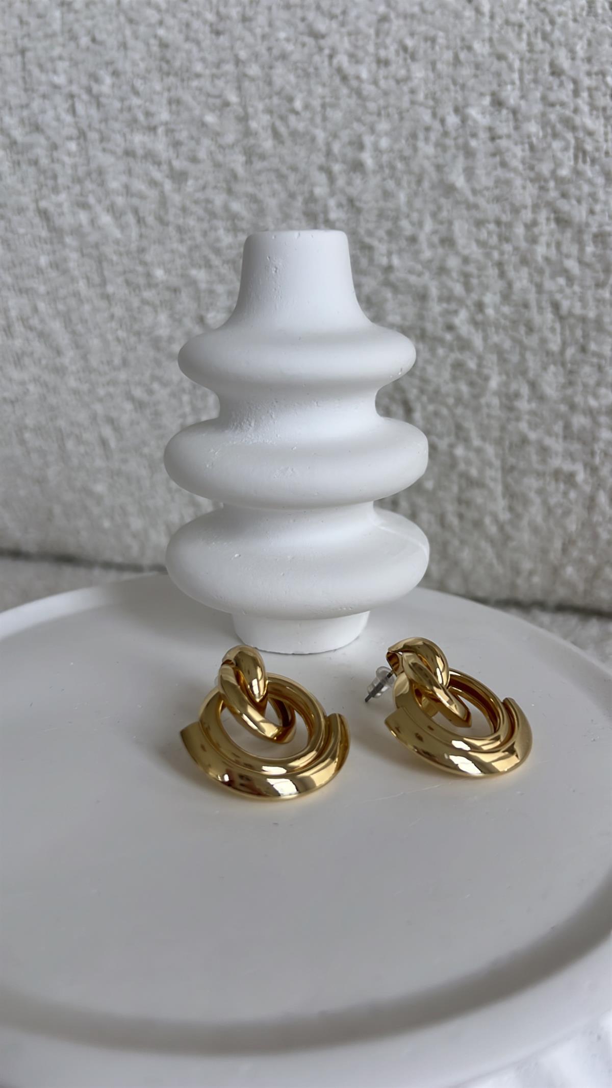 Gold Vintage Model Küpe