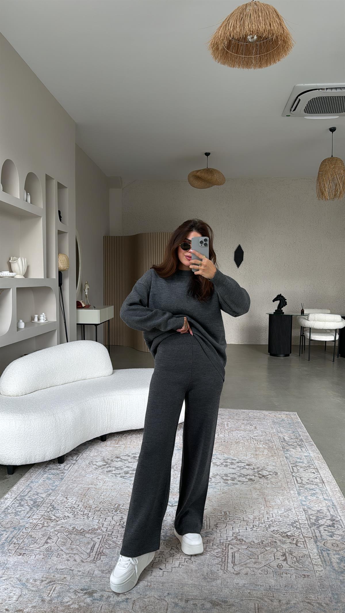 Gri Massi Triko Takım