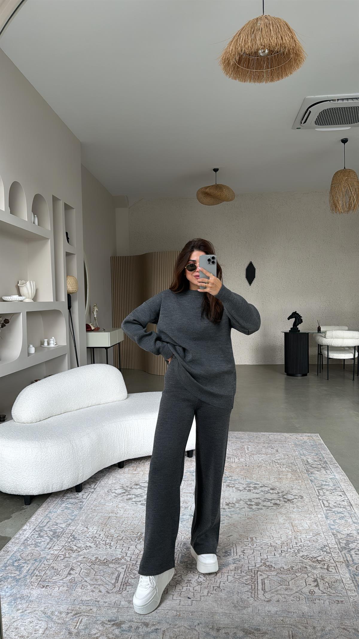 Gri Massi Triko Takım