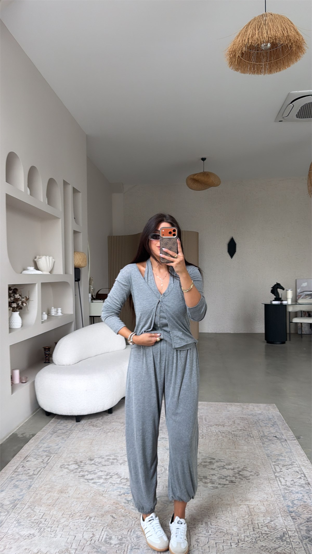 Gri ZR Model Kendinden Yelekli İnce Takım