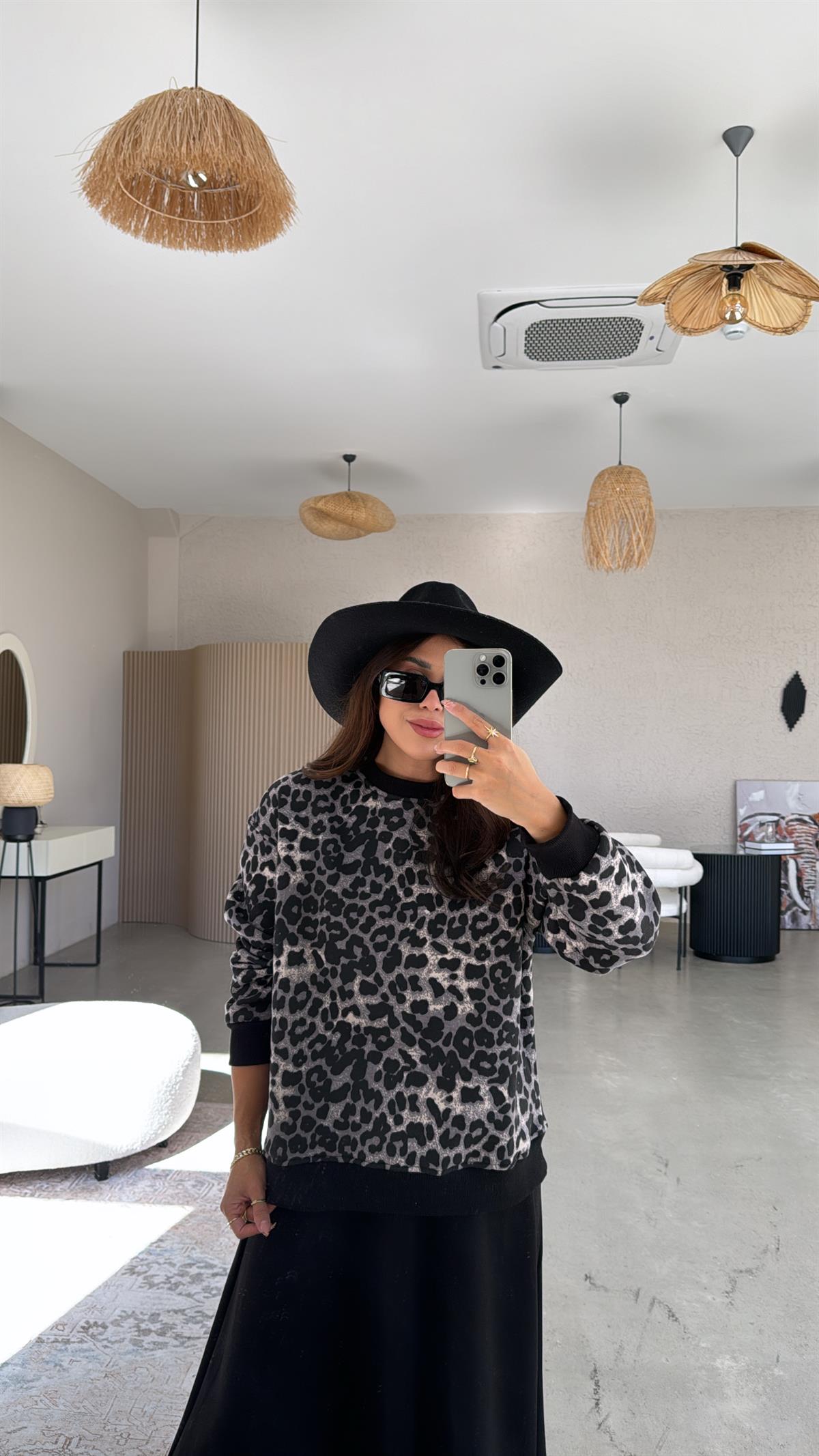 Grili Leopar Sweatshirt