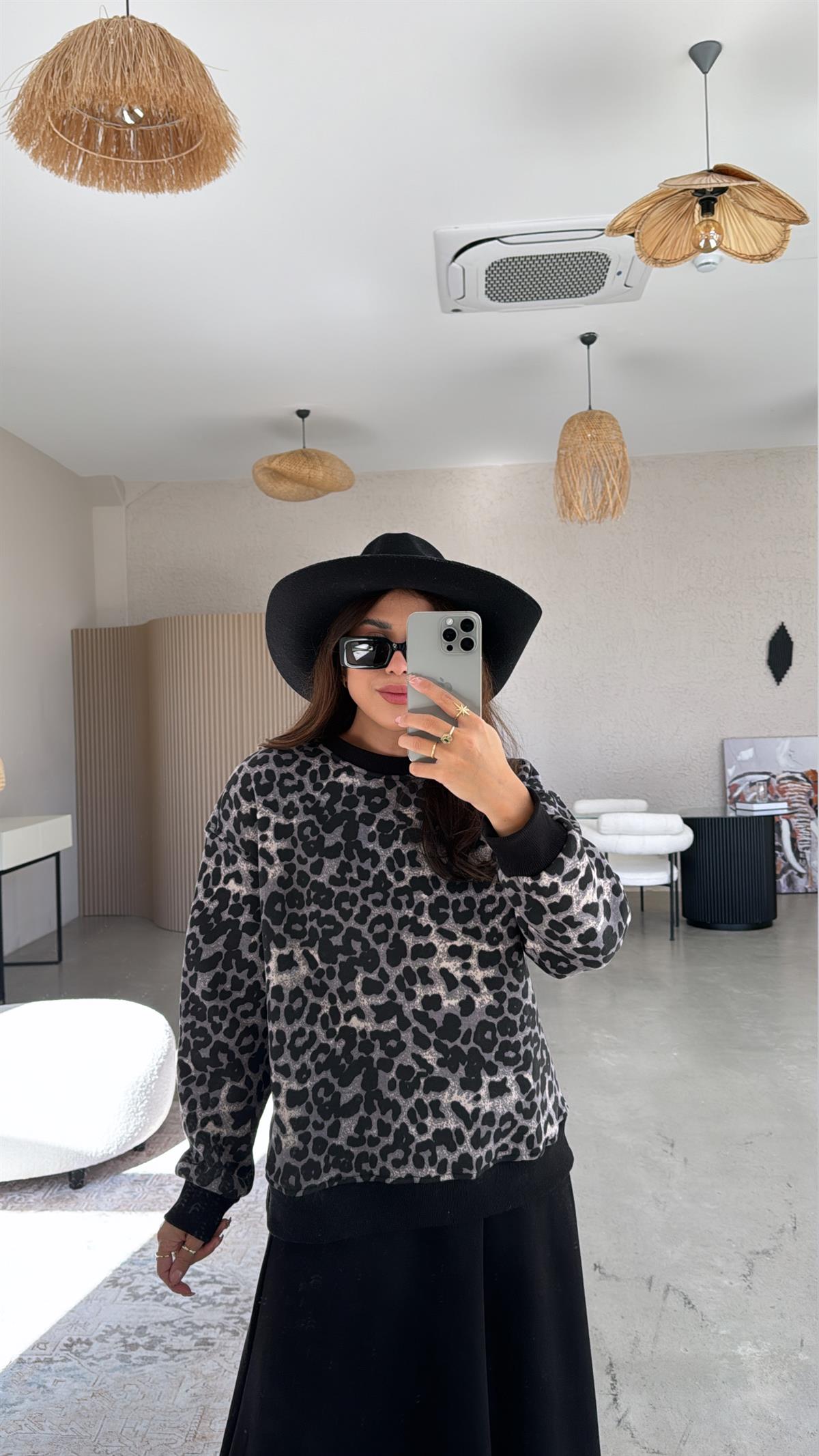 Grili Leopar Sweatshirt