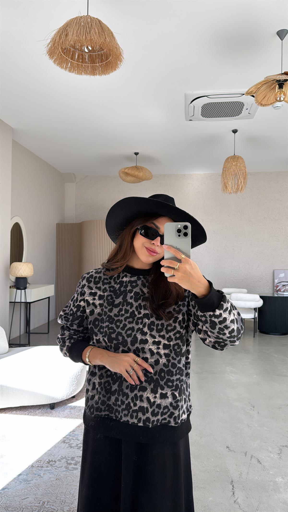 Grili Leopar Sweatshirt