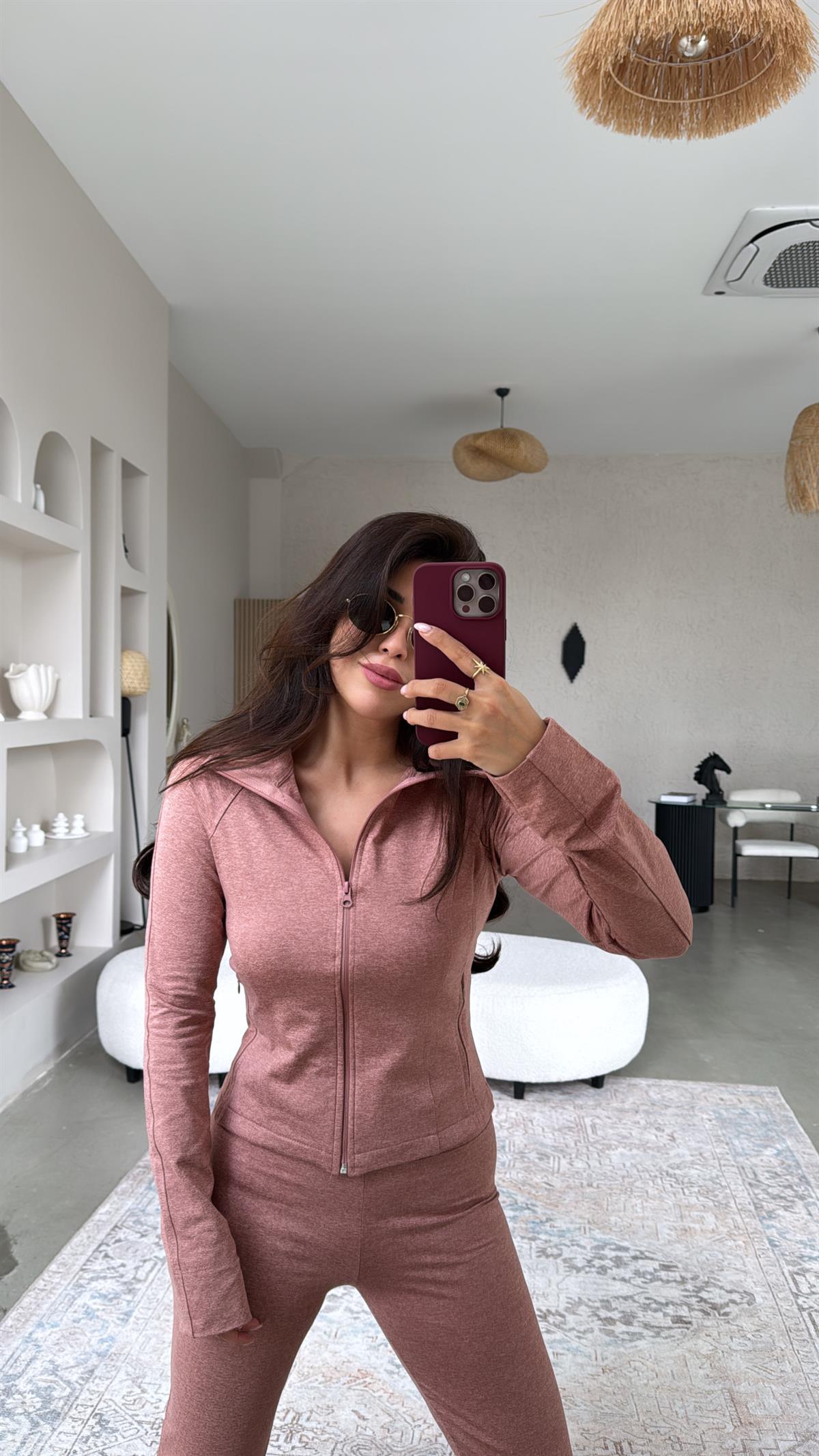 Gülkurusu Oys İspanyol Tayt Ceket Takım